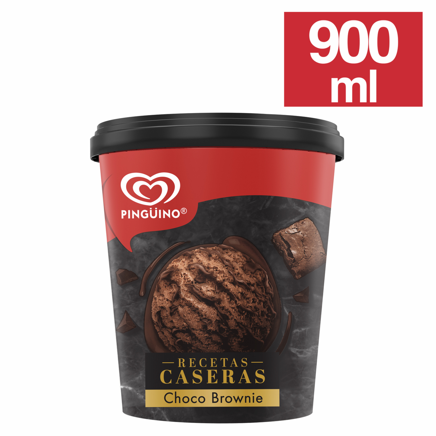 Helado Choco Brownie PINGÜINO 900 Ml
