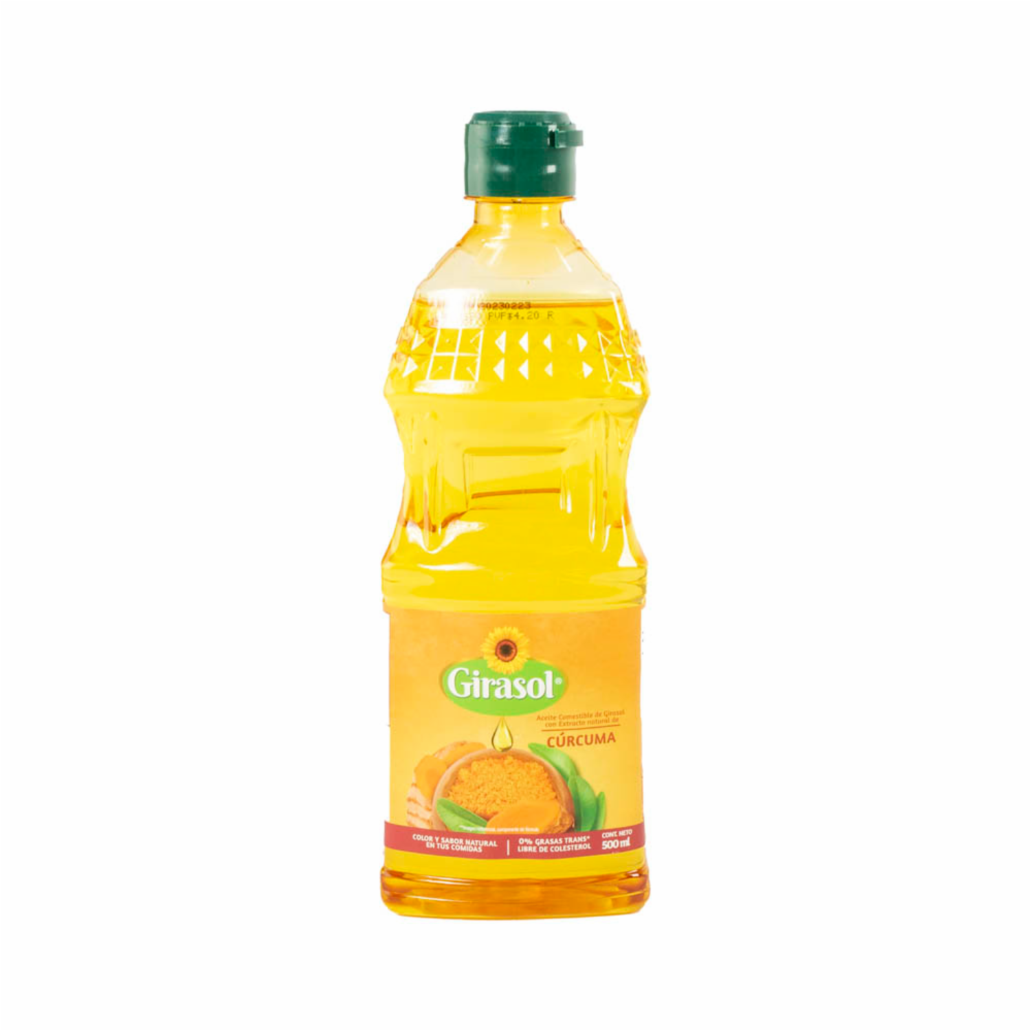 Aceite Comestible Con Extracto De Cúrcuma GIRASOL 500 Ml