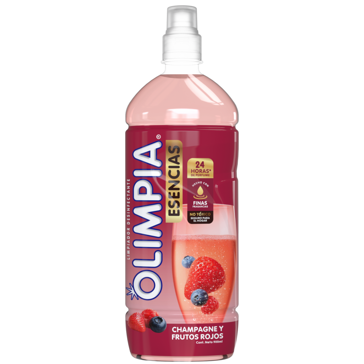 Limpiador Desinfectante Champagne Y Frutos Rojos OLIMPIA 900 G
