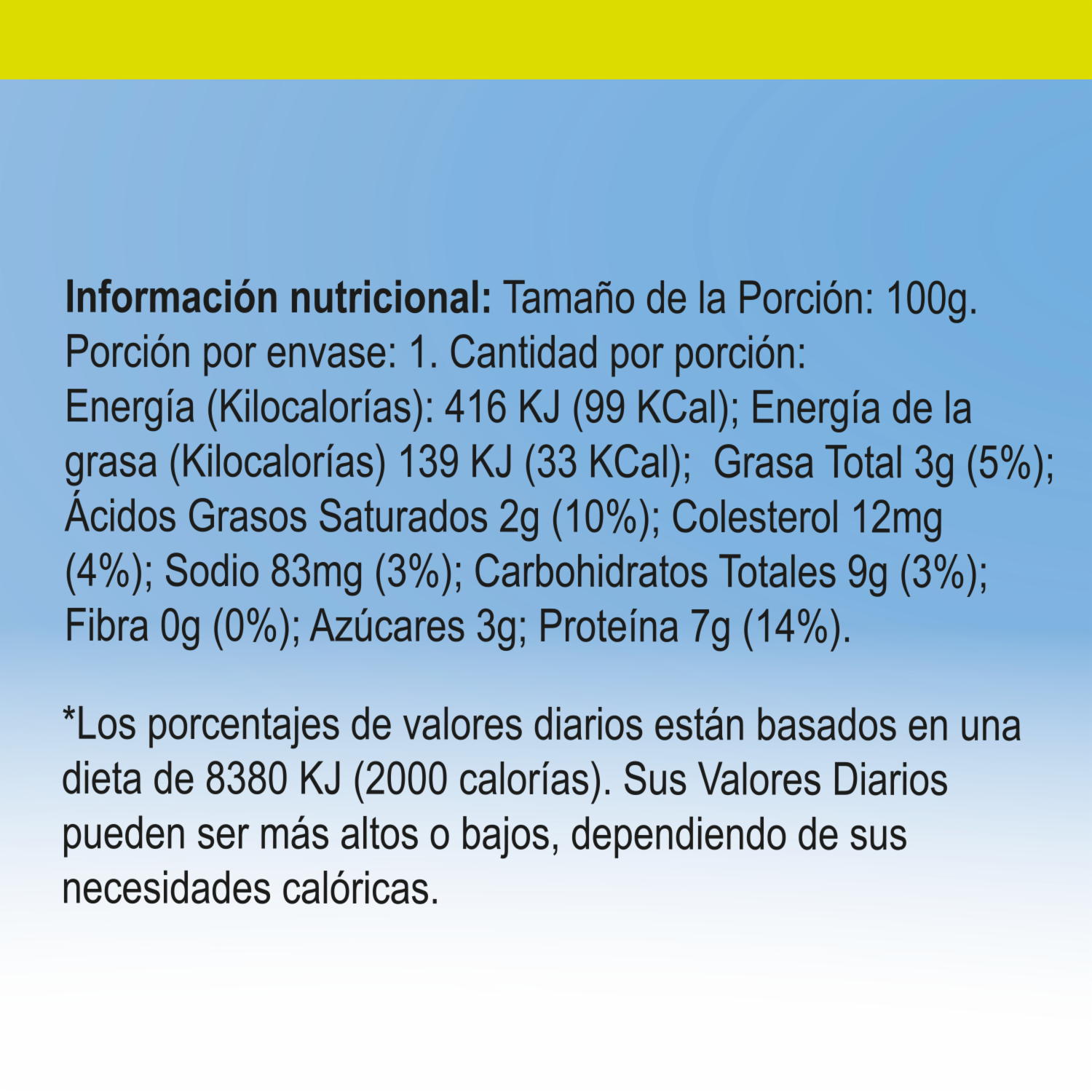 Queso Fresco Batido Sabor Limón Skyr MONDEL 100 G