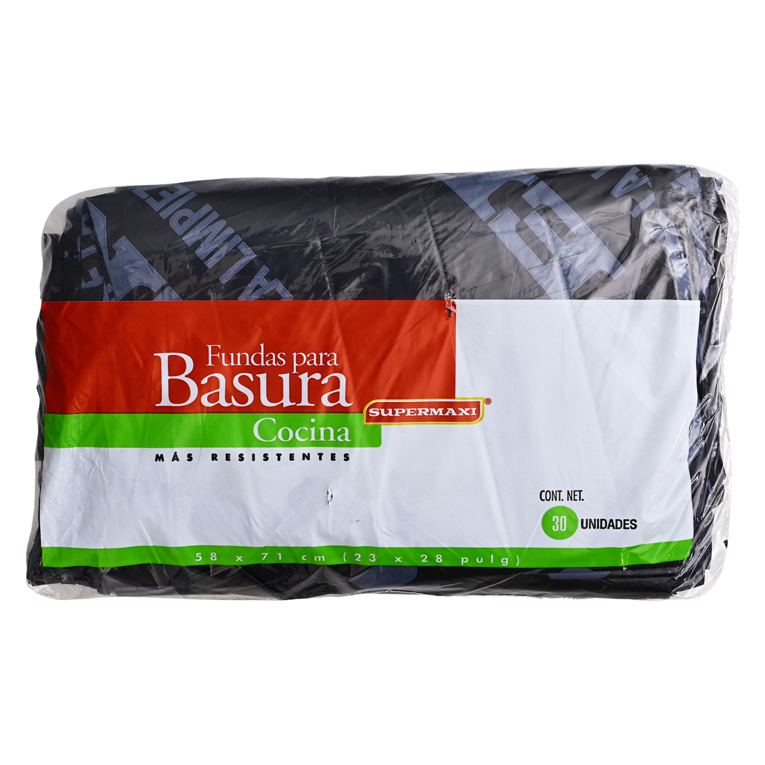 Funda De Basura Para Cocina SUPERMAXI 30 Unidades