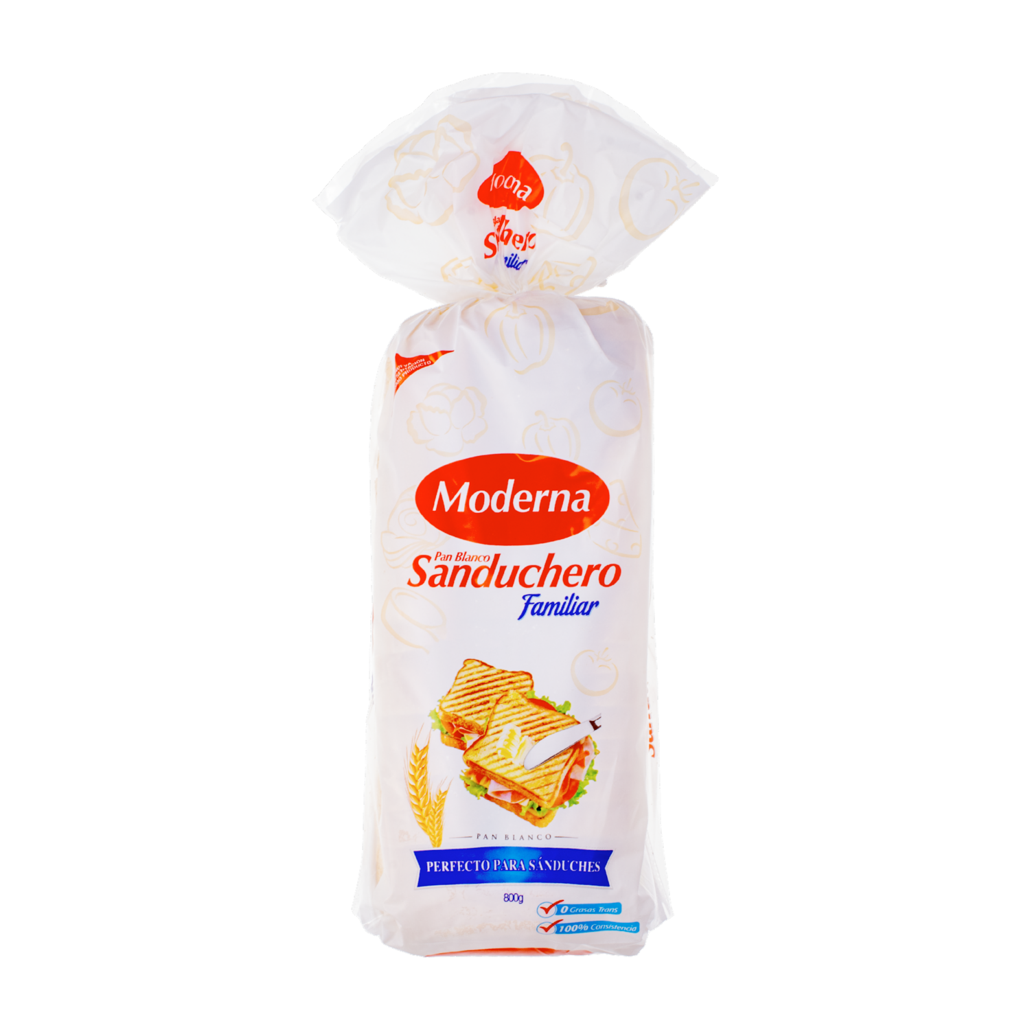 Pan Sanduchero MODERNA 800 G