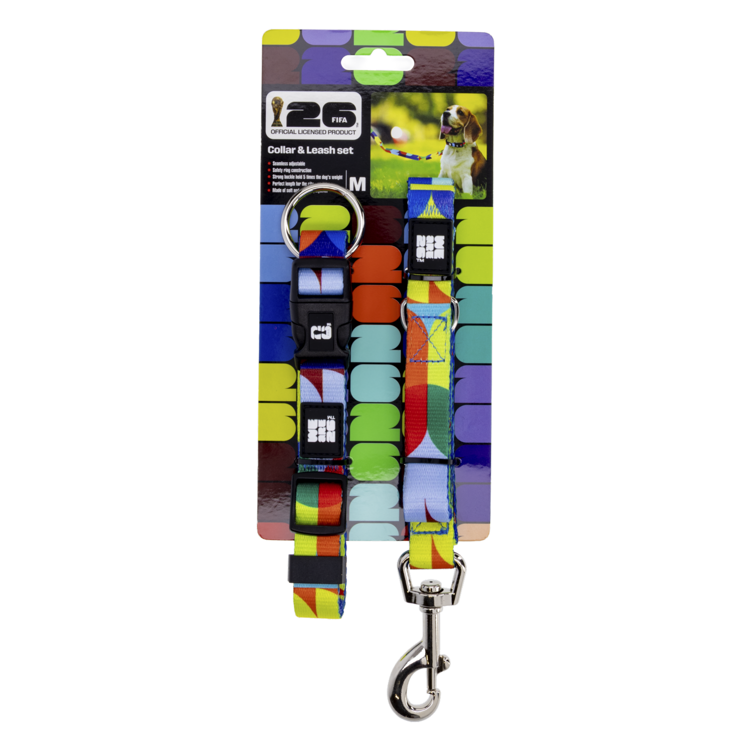 Collar Para Perro Diseño  Del Campeonato Internacional De Fútbol FIFA Talla Mediano