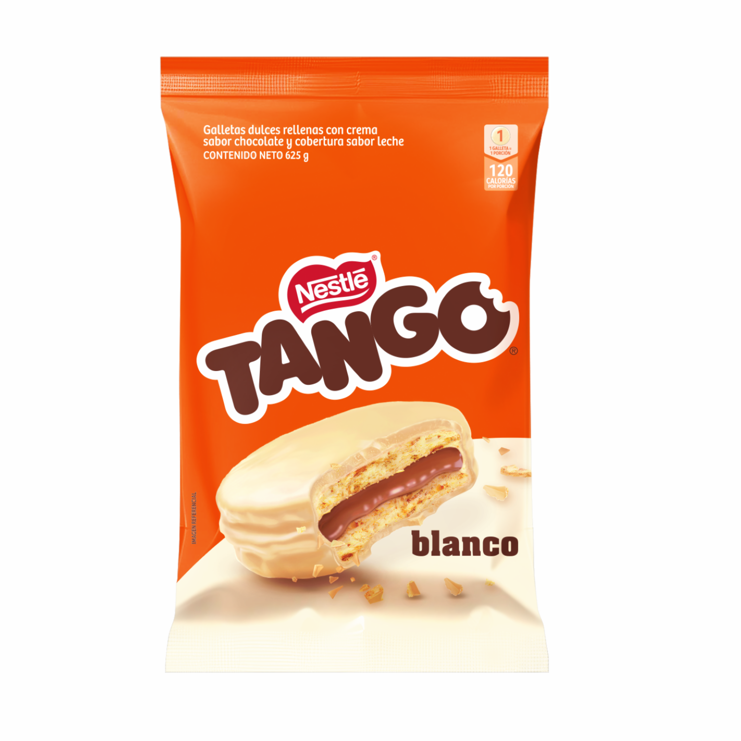 Galletas Dulces Dulce Recubierta De Chocolate Blanco TANGO 625 G