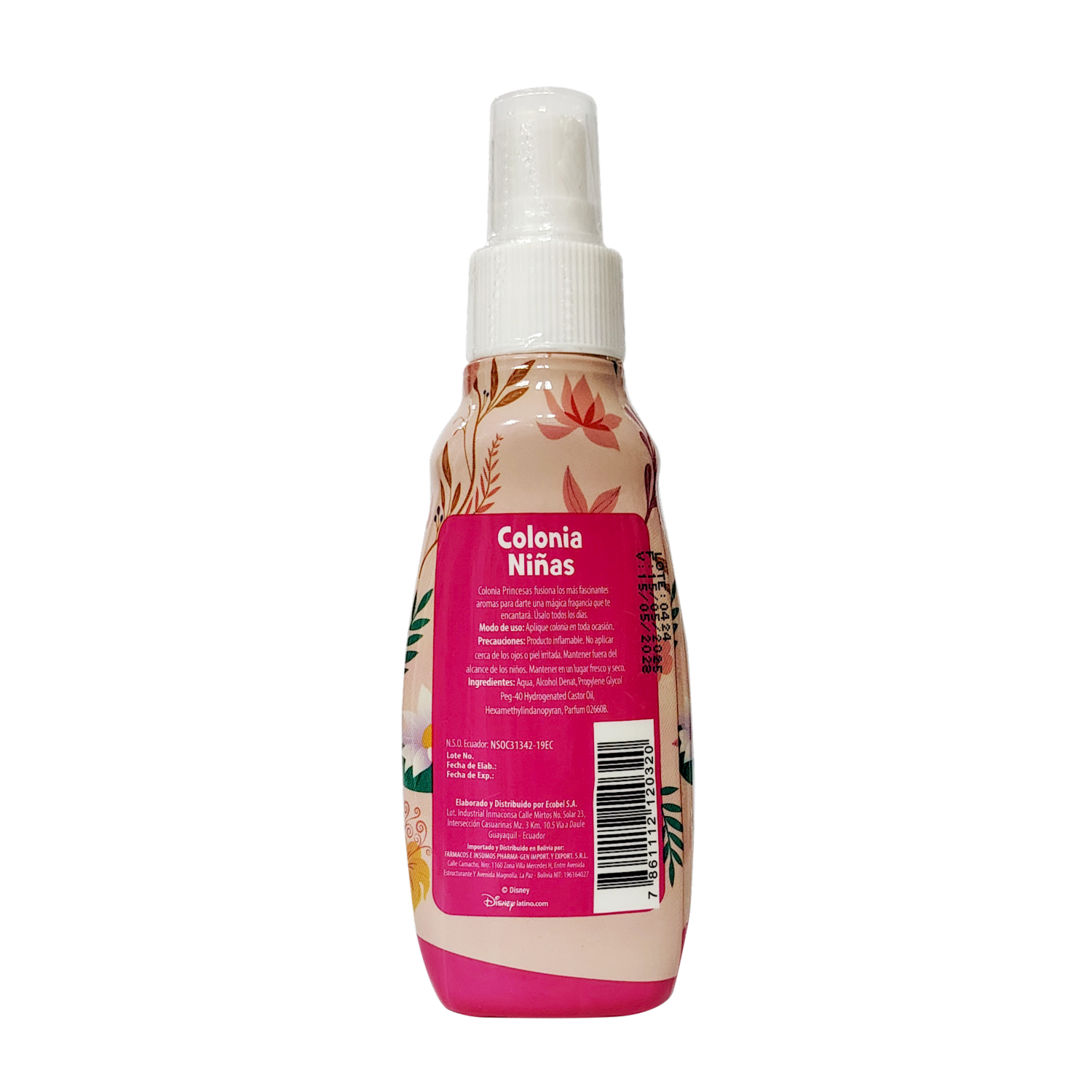 Colonia Para Niñas Princesas DISNEY PRINCESA 100 Ml