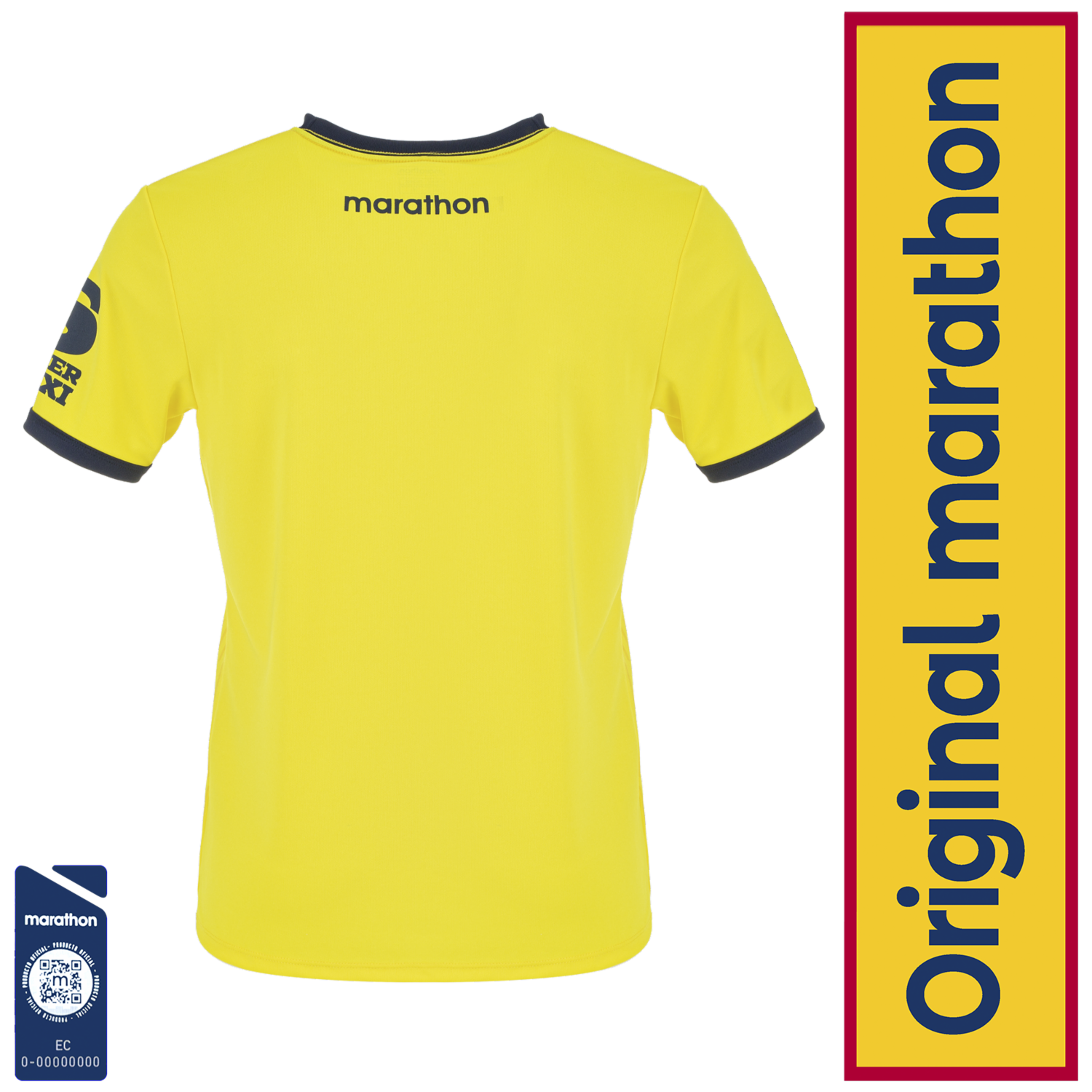 Camiseta Ecuador Amarilla Hombre Original Marathon FEF