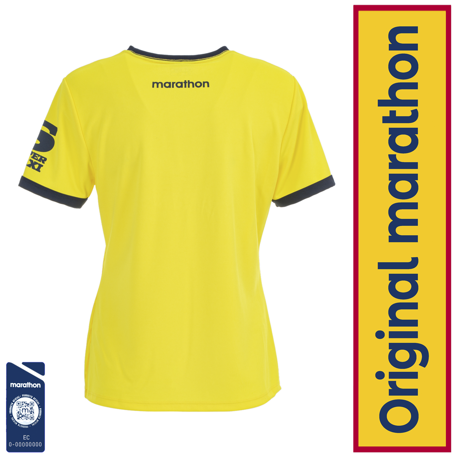 Camiseta Ecuador Amarilla Mujer Original Marathon FEF