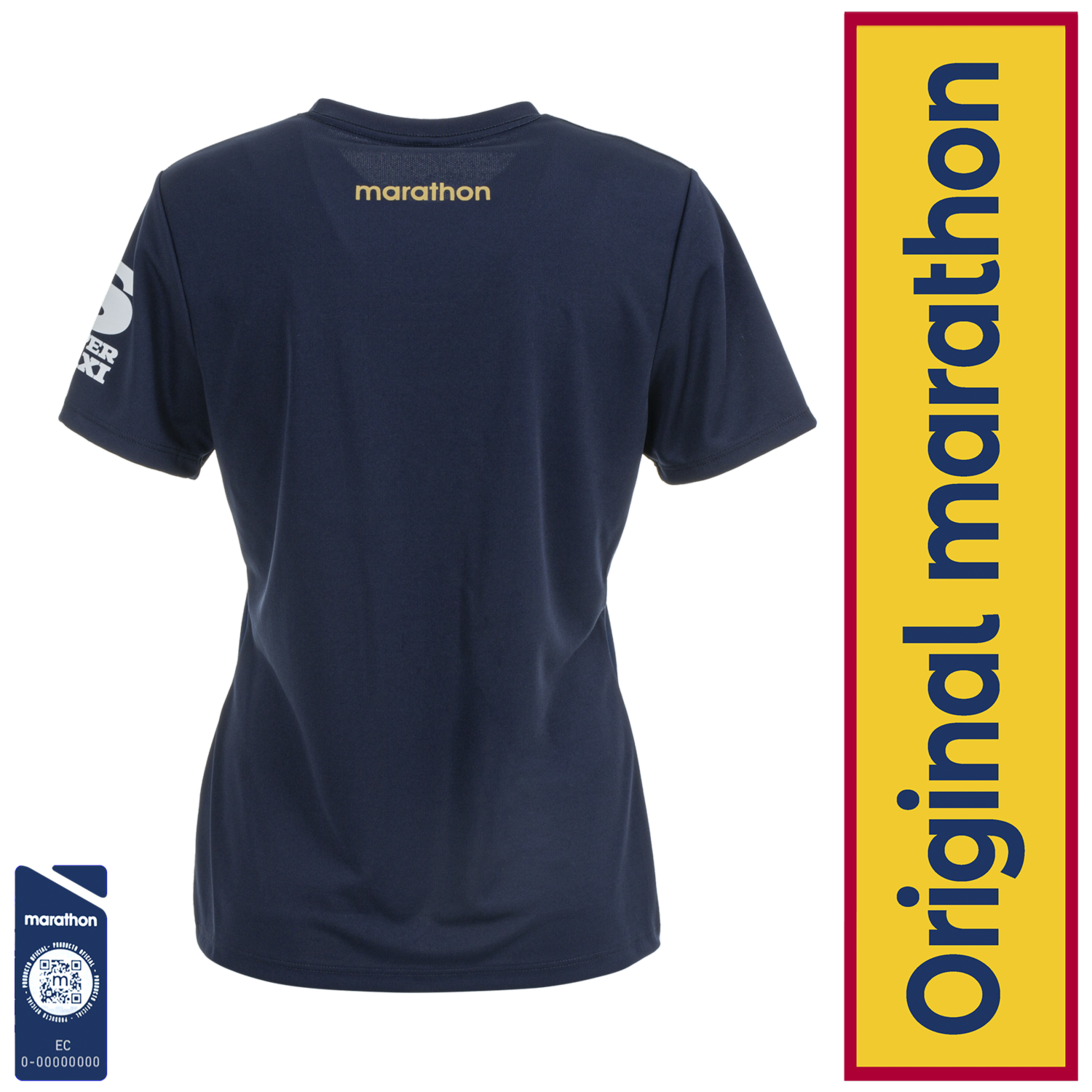 Camiseta Ecuador Azul Mujer Original Marathon FEF