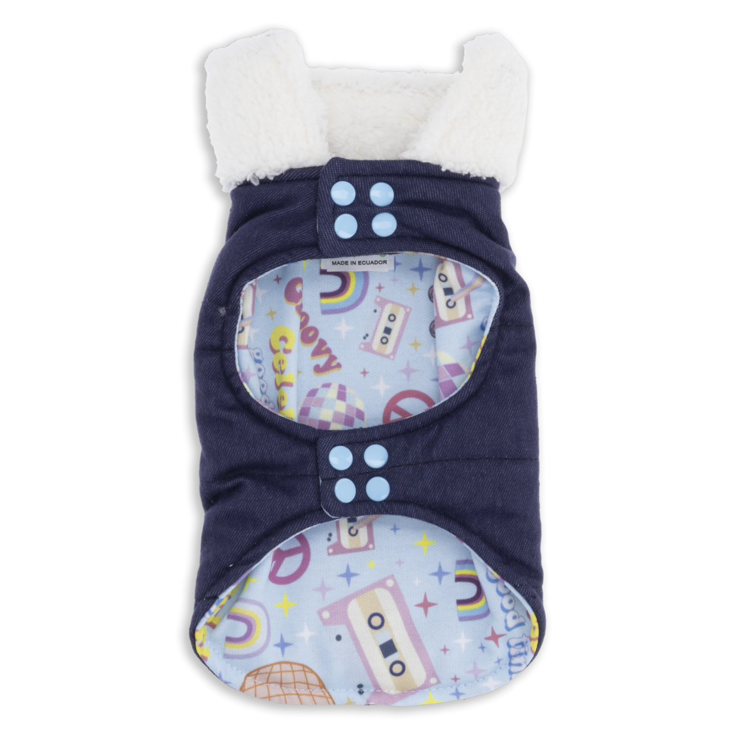 Capa Para Perro Diseño Peace And Love THE PET FACTORY Talla Extra Extra Pequeño
