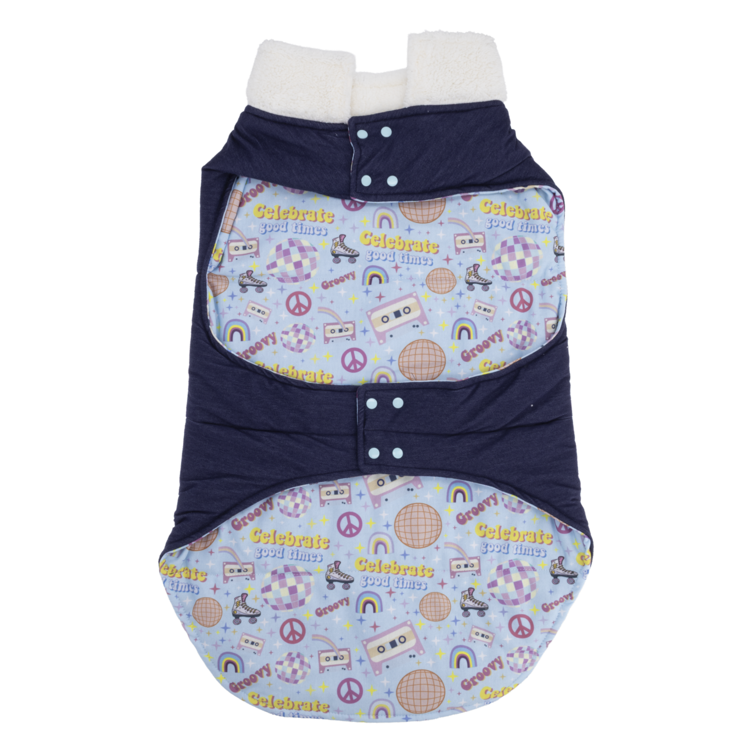 Capa Para Perro Diseño Peace And Love THE PET FACTORY Talla Extra Grande
