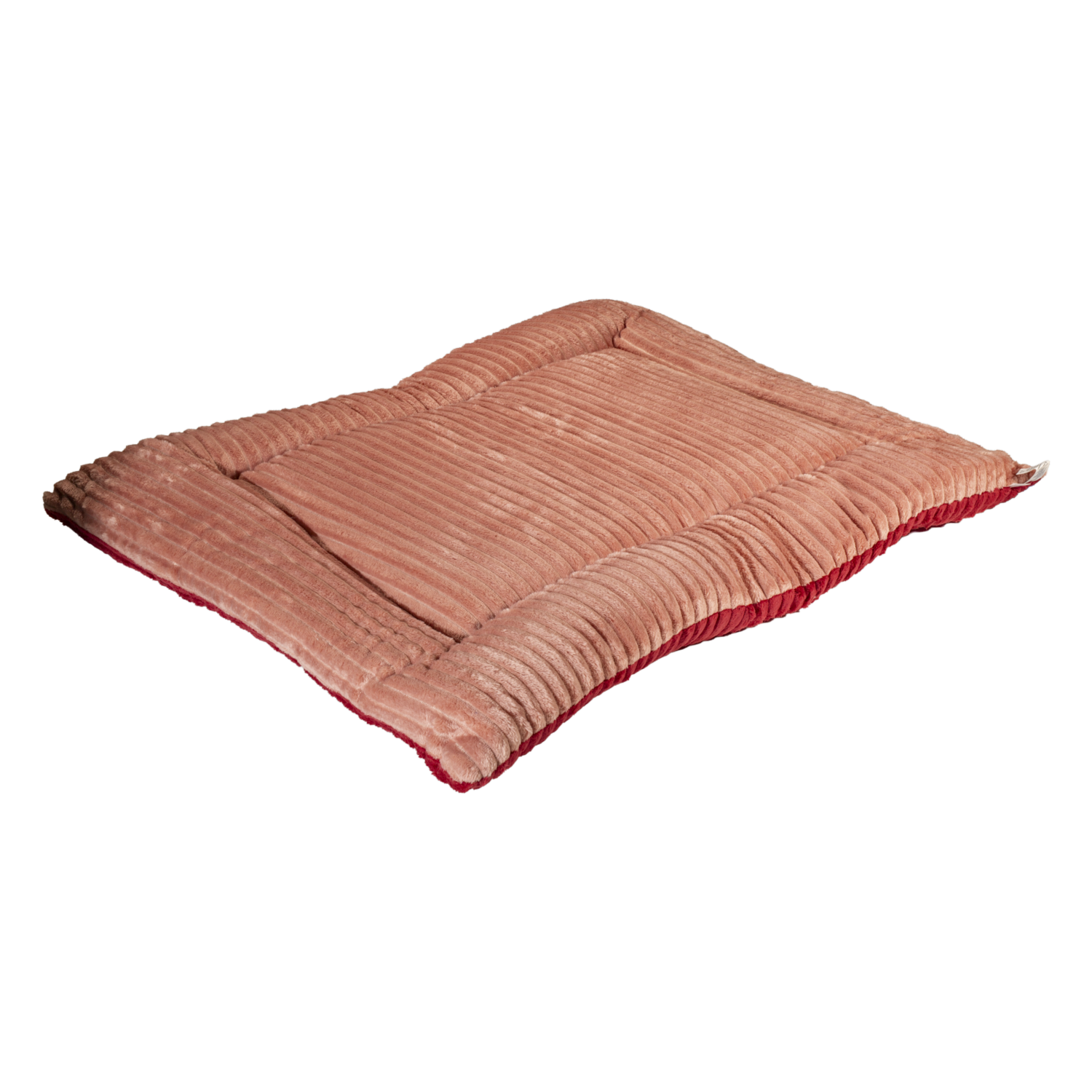 Colchoneta Para Mascota Acanalada Vino Y Rosa EDREDONES ECUADOR PETS