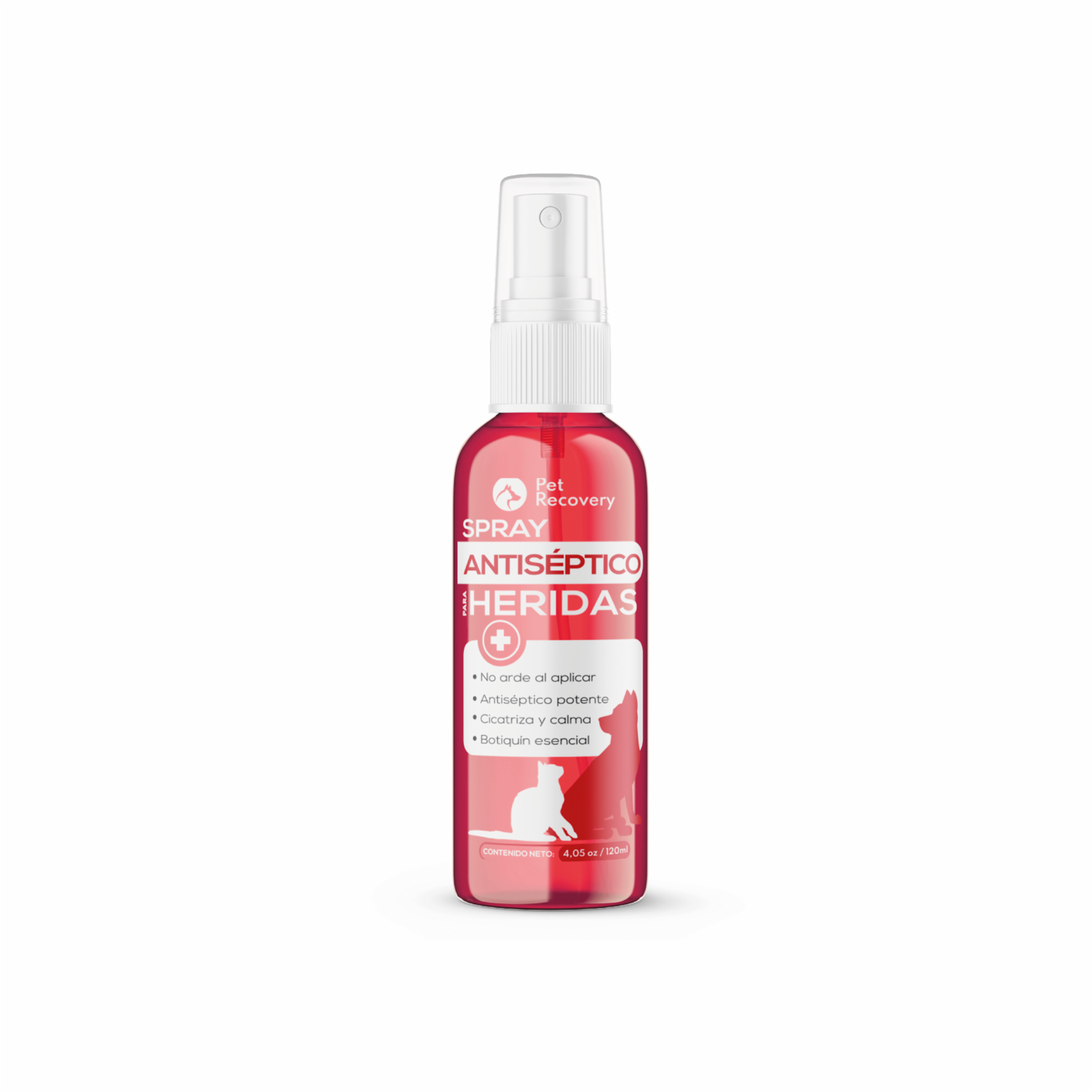 Spray Antiséptico Para Heridas PET AUTHORITY 120 Ml