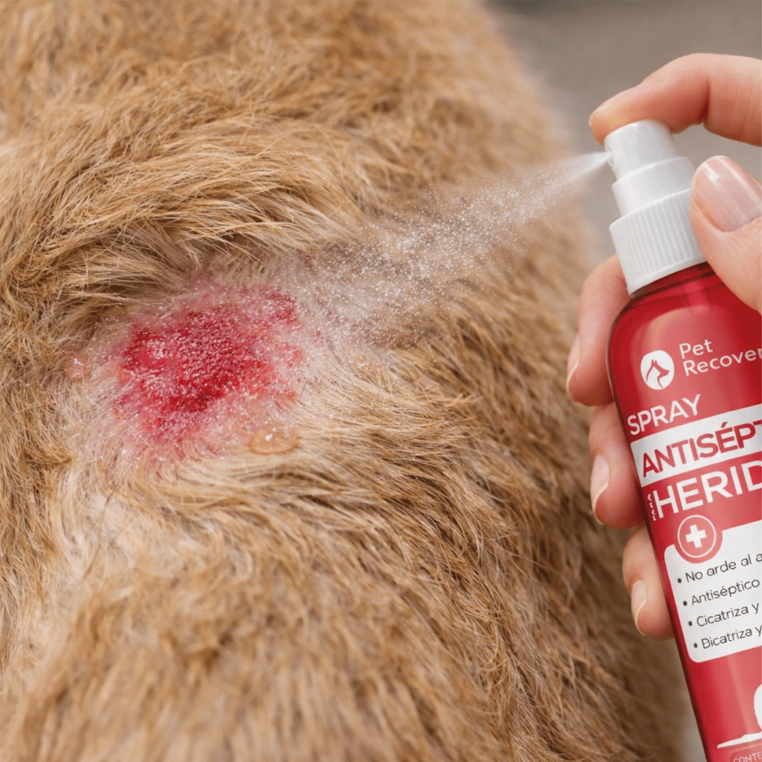 Spray Antiséptico Para Heridas PET AUTHORITY 120 Ml