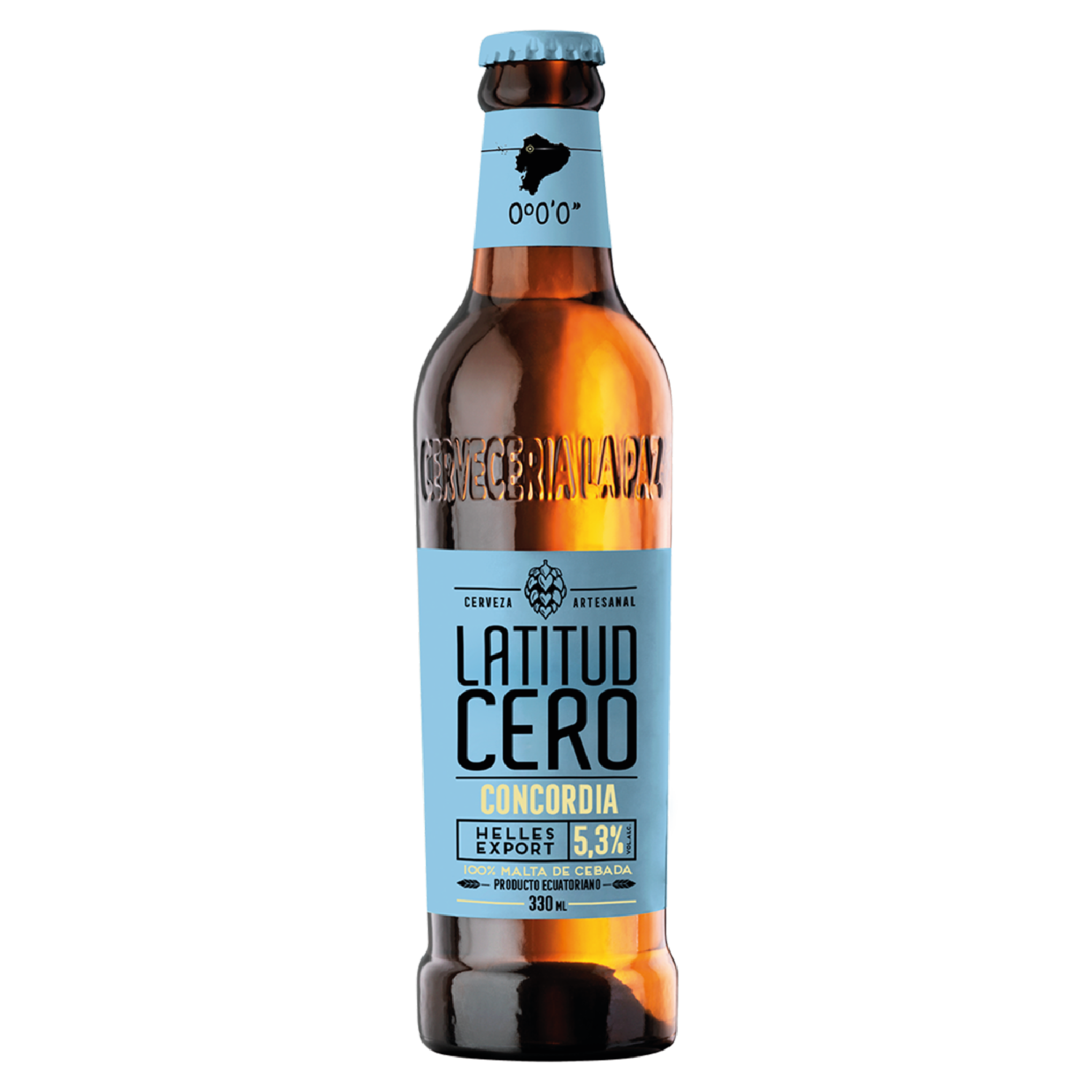 Cerveza Concordia LATITUD CERO 330 Ml