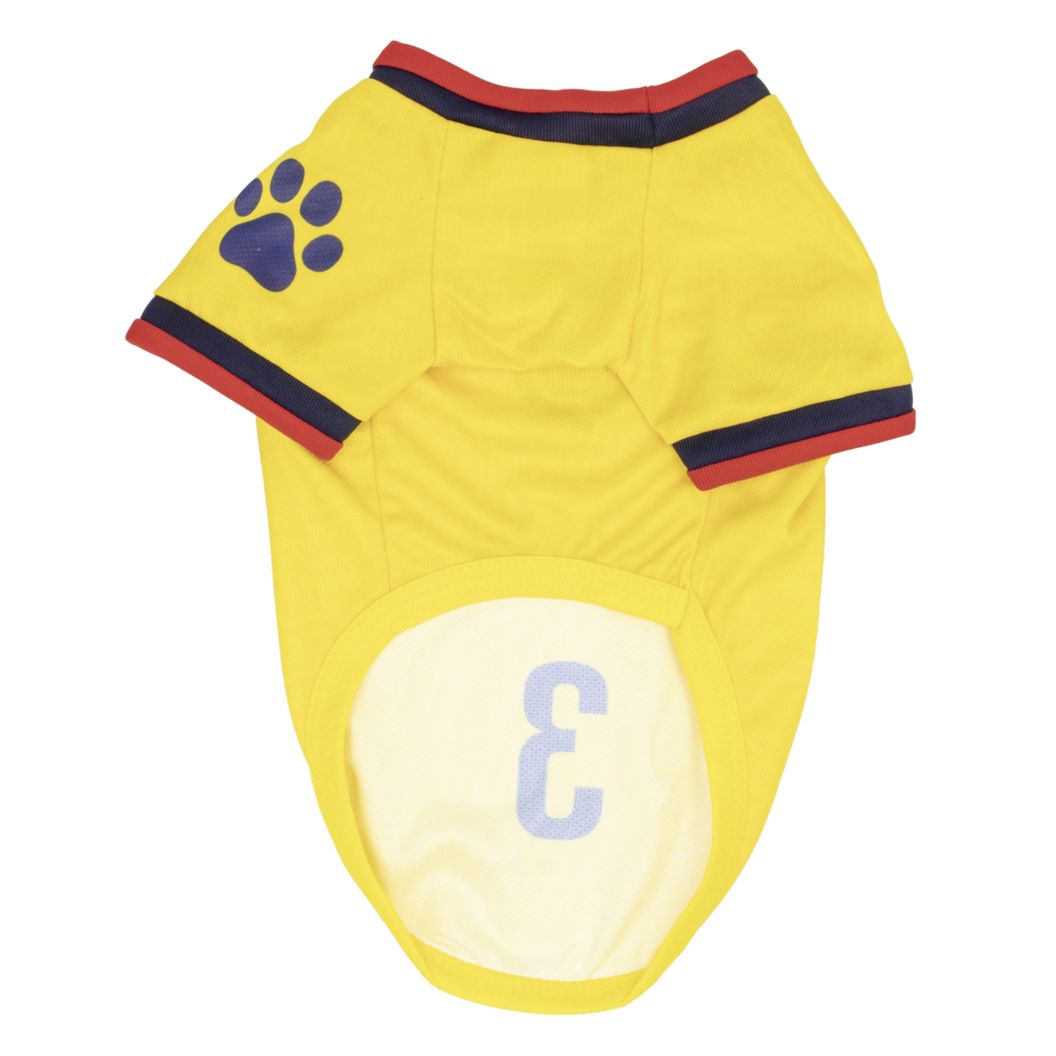 Camiseta Para Perro Hincha Ecuador Color Amarillo 2026 FEF