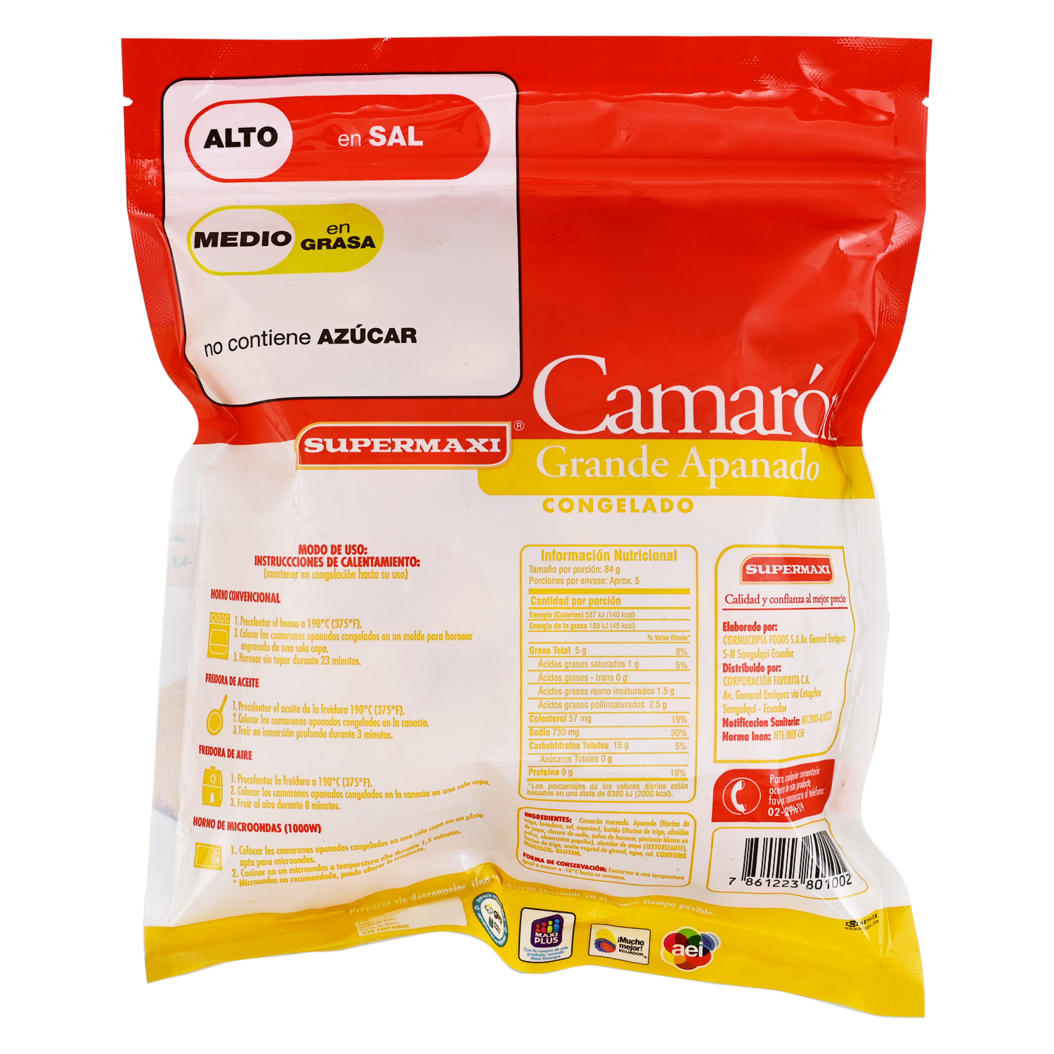 Camarón Grande Apanado SUPERMAXI 420  G