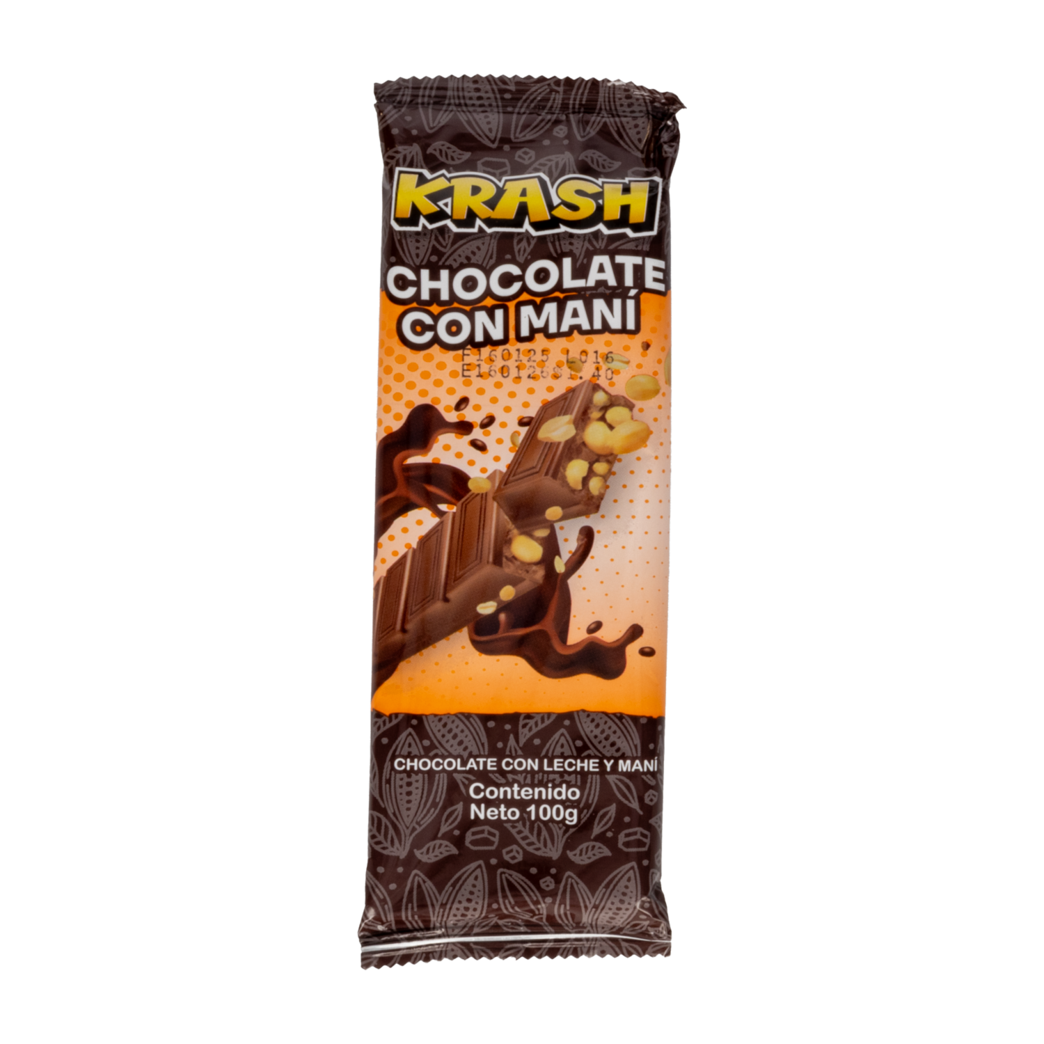 Chocolate En Barra Con Maní KRASH 100 G