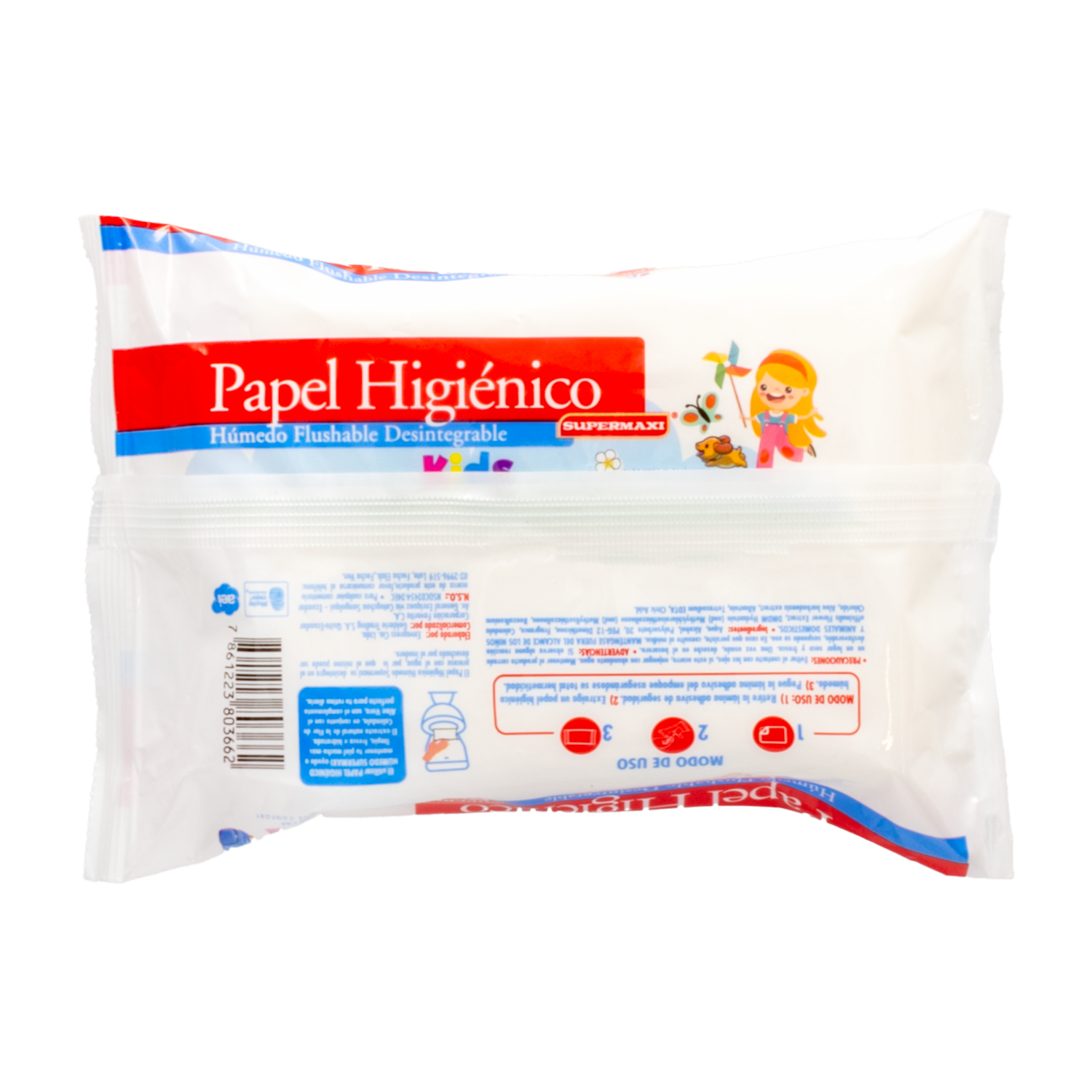 Papel Higiénico Flushable SUPERMAXI X 40 Uds