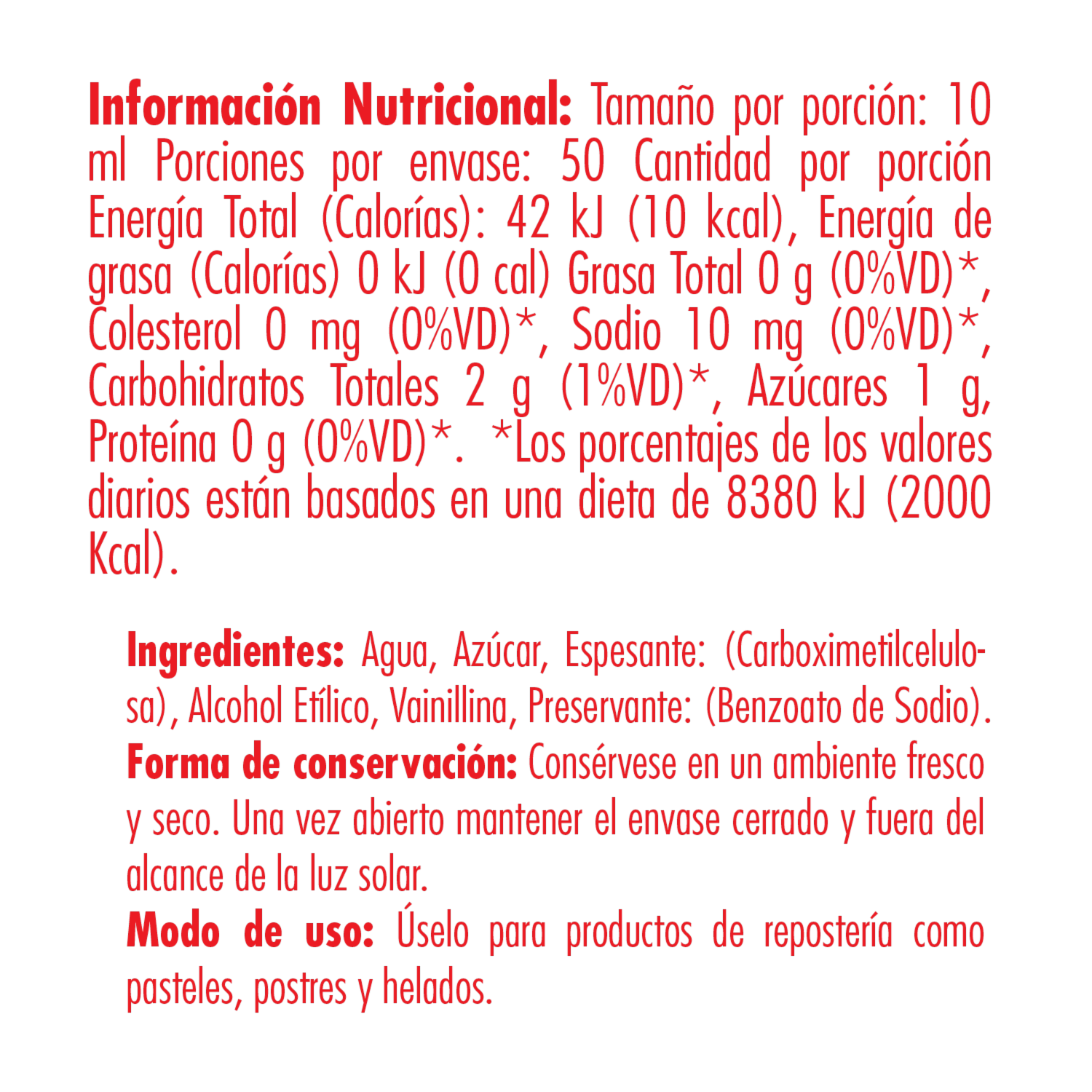 Esencia De Vainilla SUPERMAXI 500 Ml