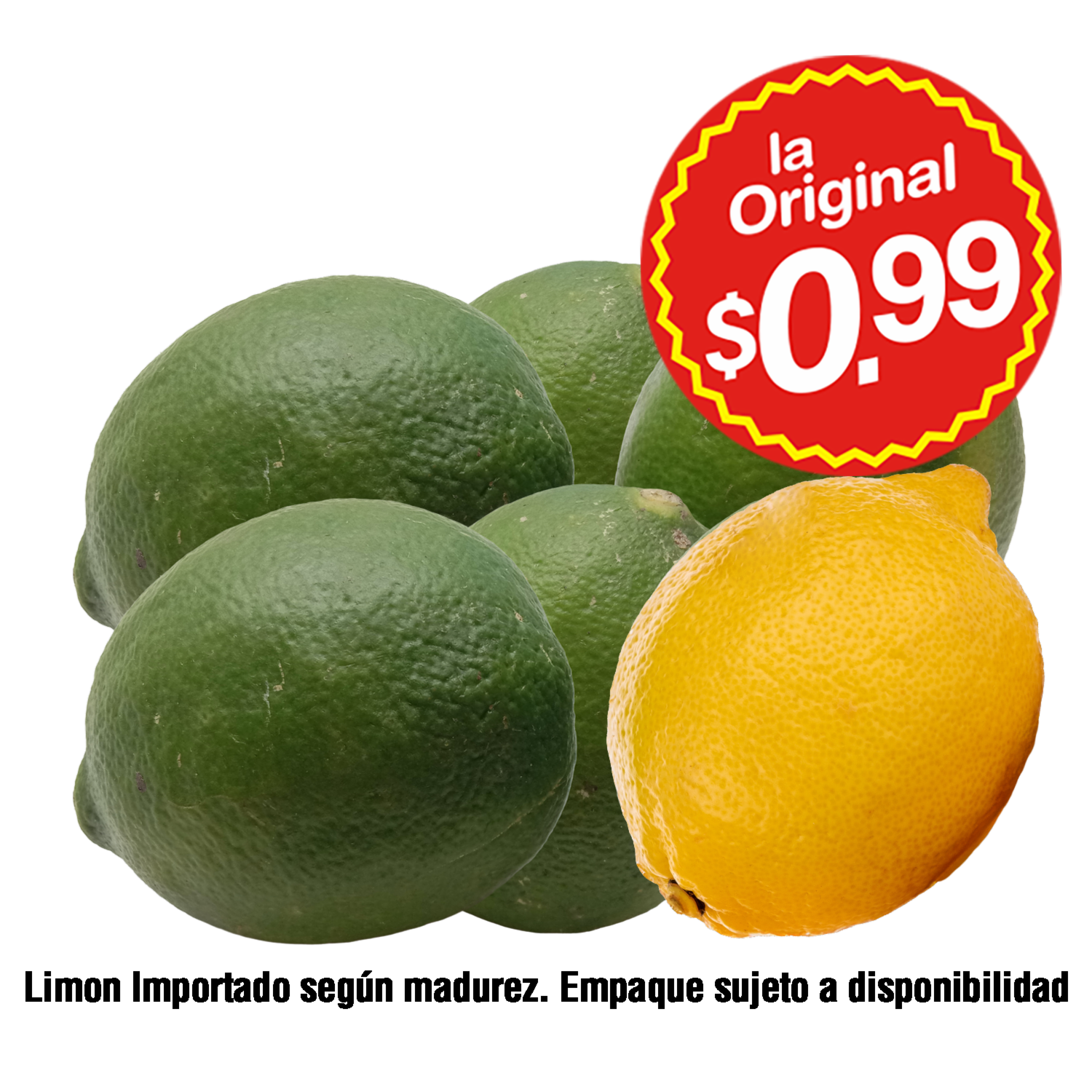 Limón Importado Grande LA ORIGINAL 1800 G