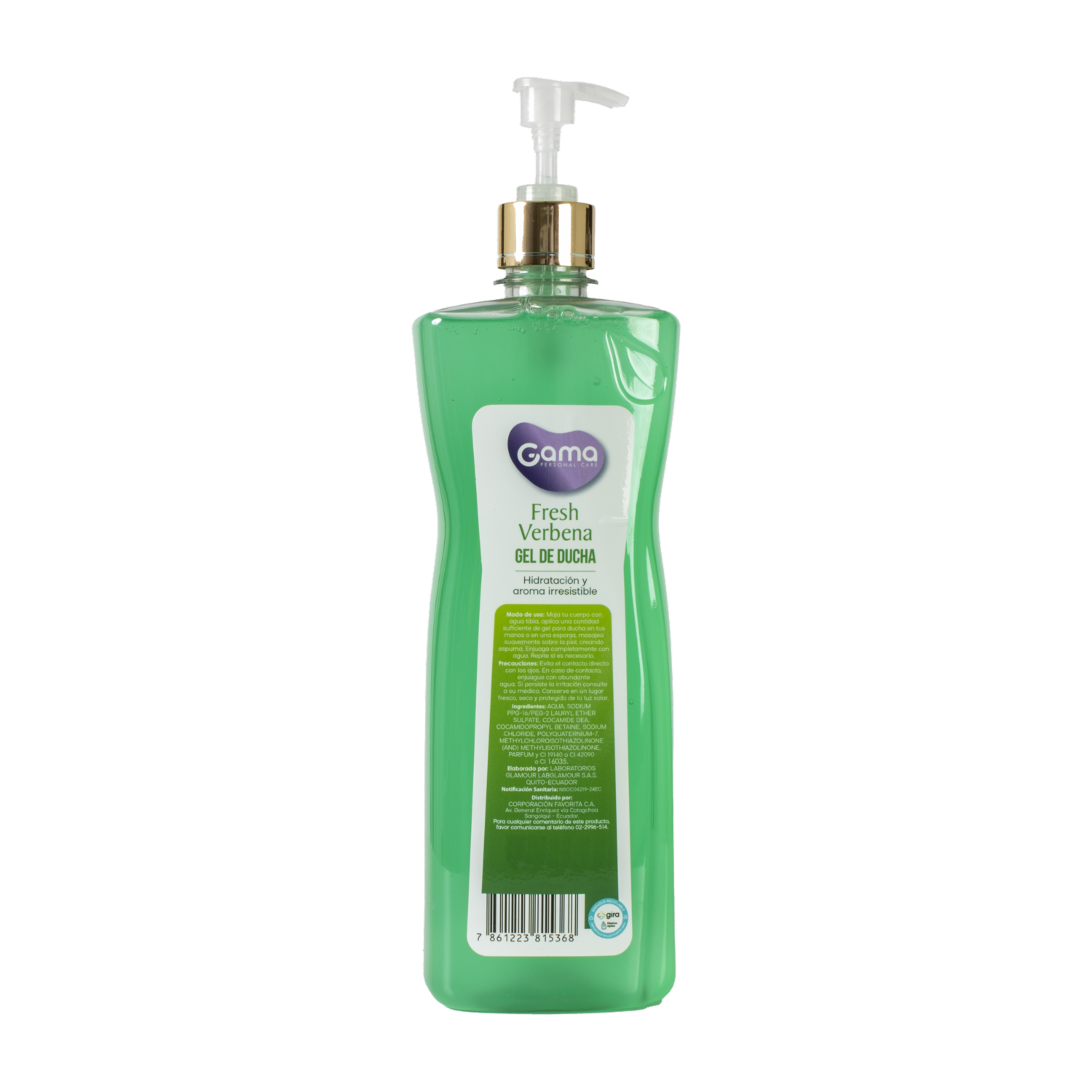 Gel De Baño Verbena GAMA 750 Ml