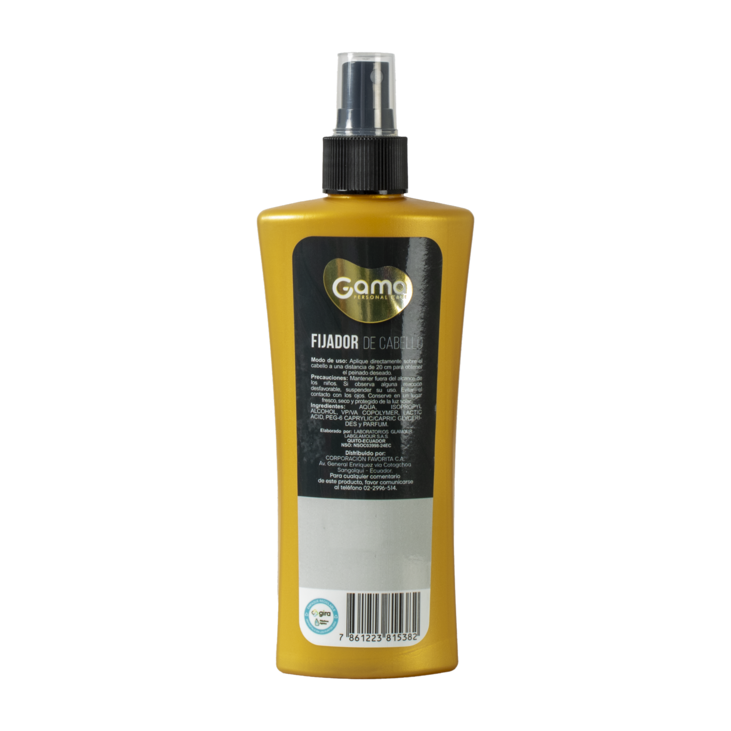 Fijador De Cabello Extra Fuerte GAMA 200 Ml