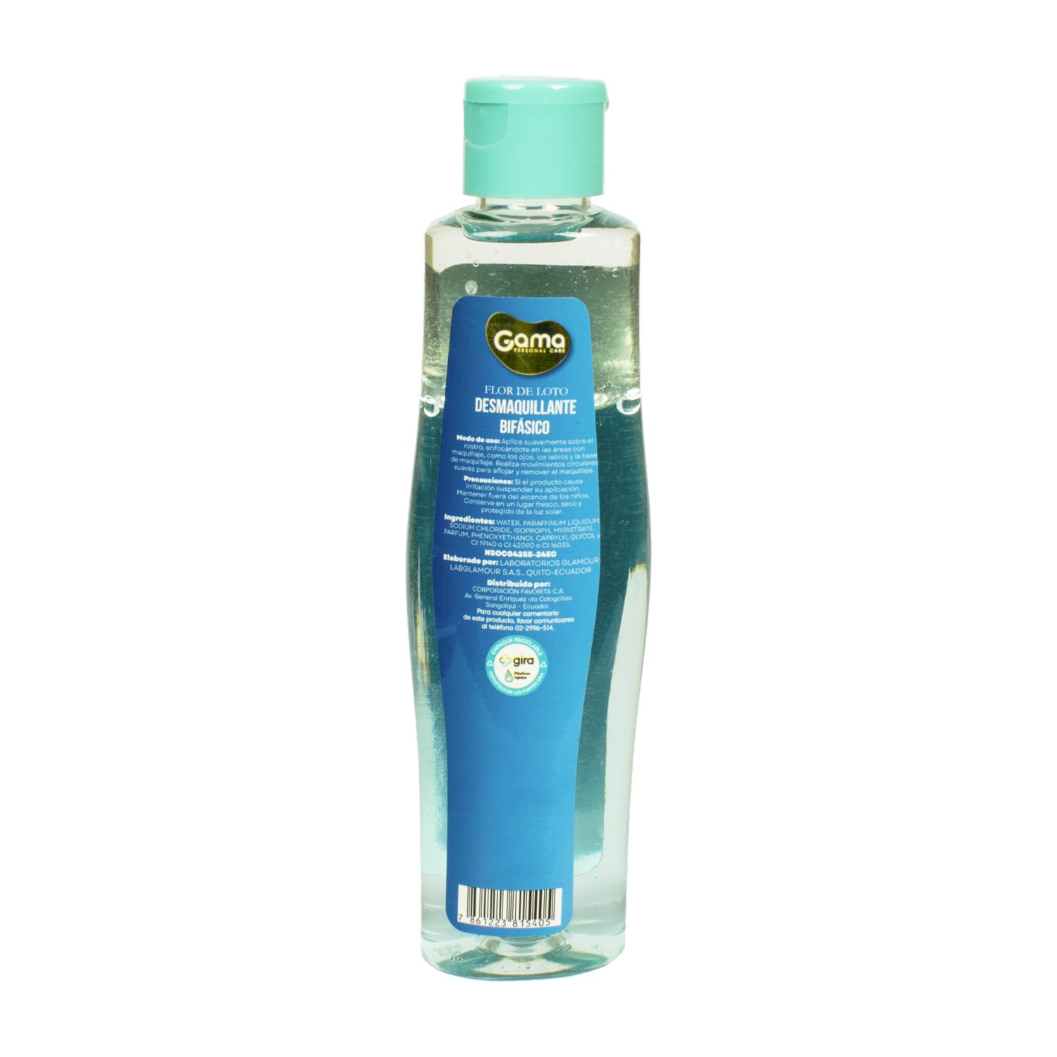 Desmaquillante Bifásico Flor De Loto GAMA 150 Ml