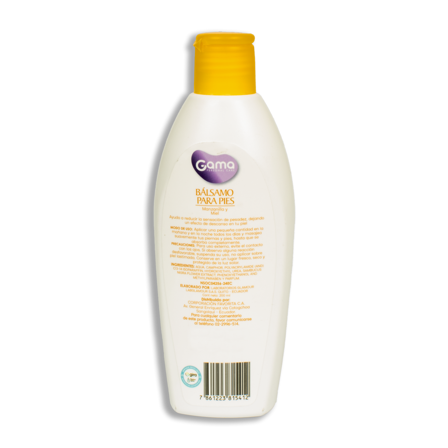 Bálsamo De Pies Cansados Manzanilla Y Miel GAMA 200 Ml