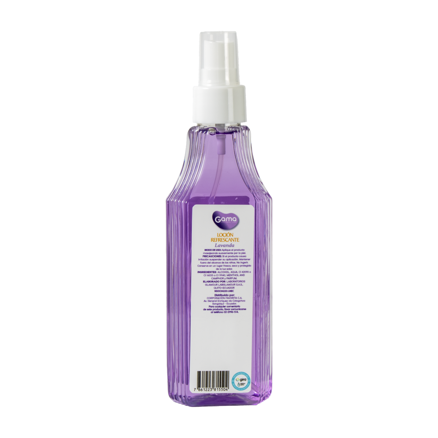 Loción Refrescante Lavanda GAMA 160 Ml