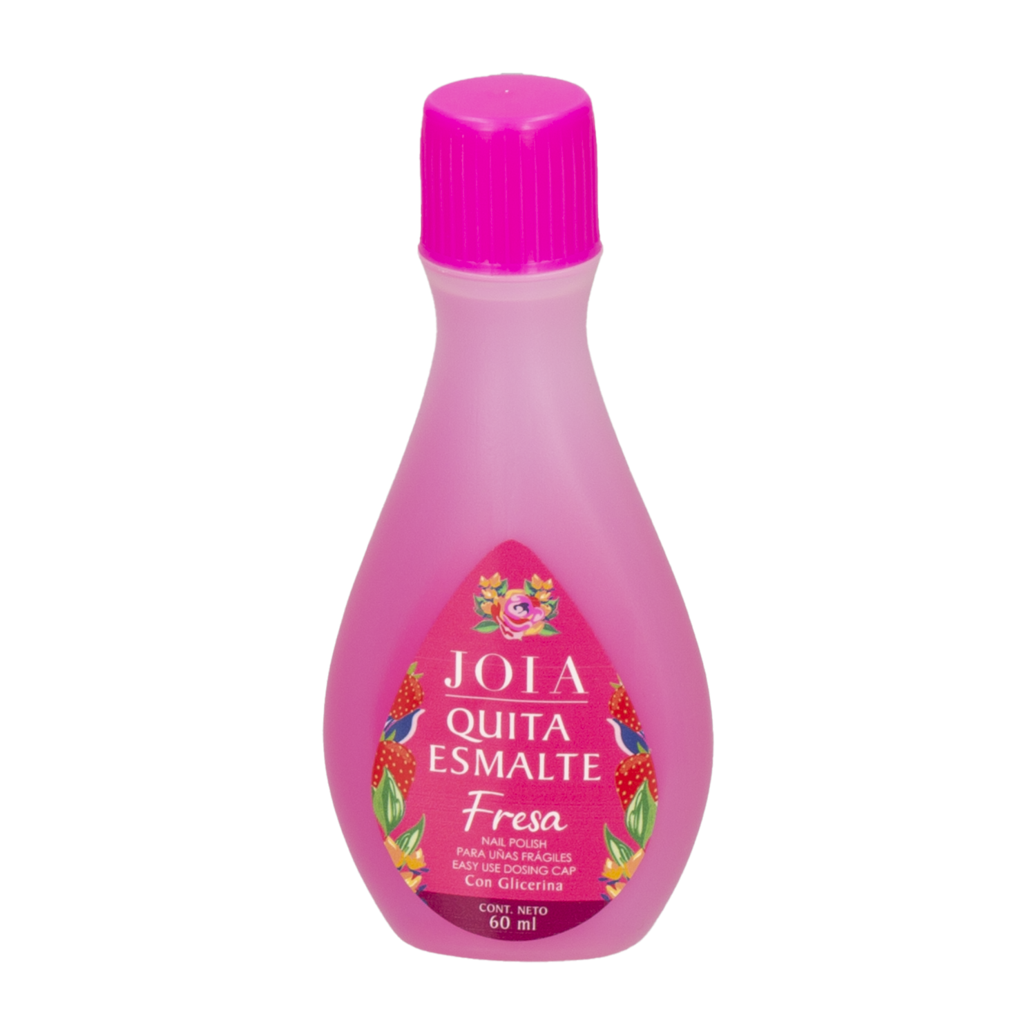 Quita Esmalte Fragancia Fresa JOIA 60  Ml