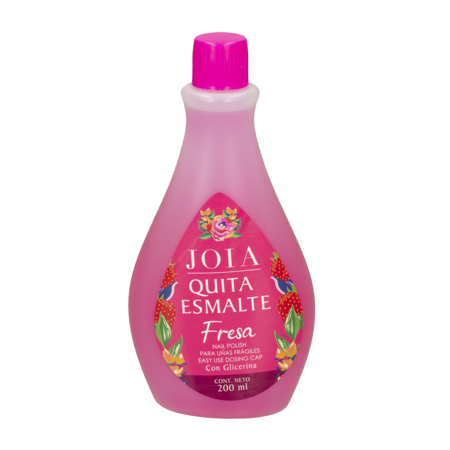 Quita Esmalte Fragancia Fresa JOIA 200  Ml
