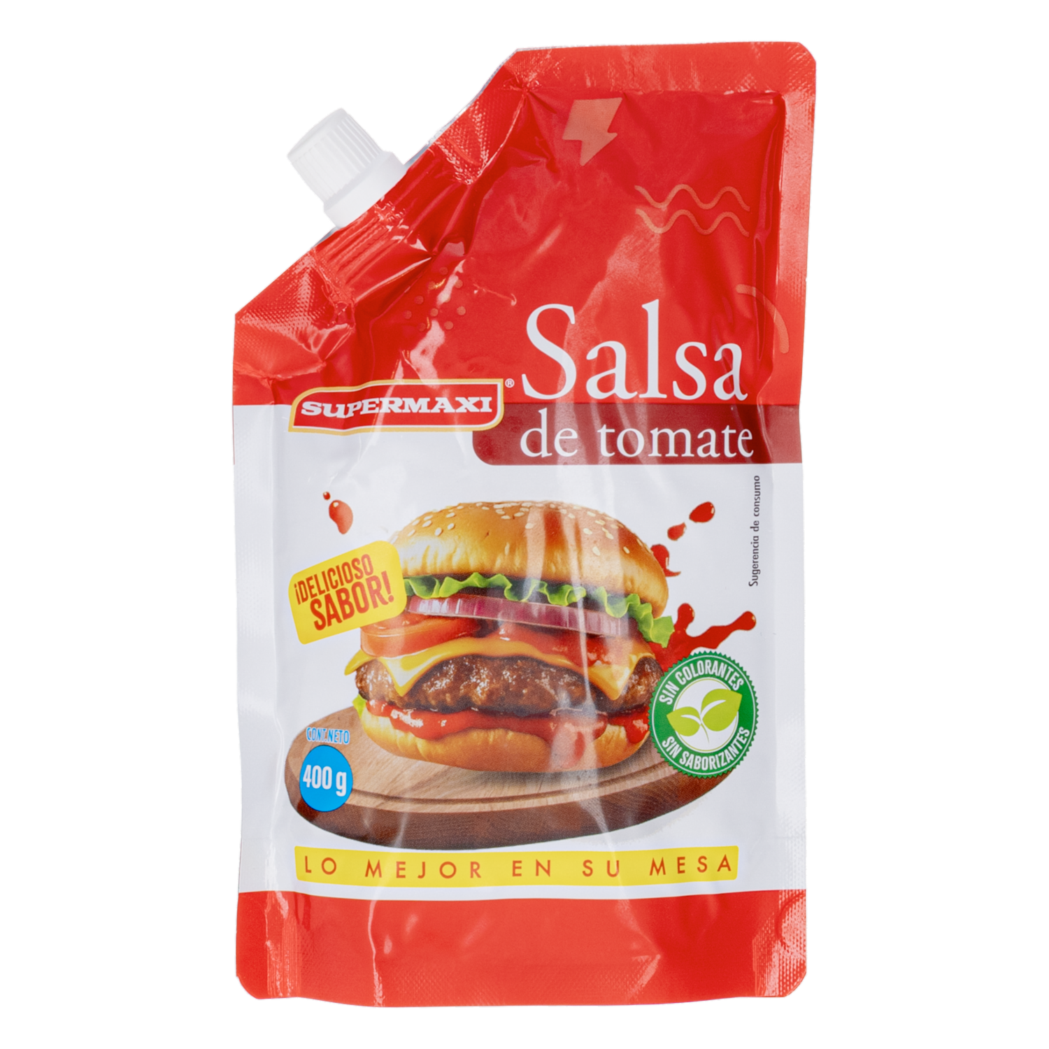 Salsa De Tomate Clásica SUPERMAXI Doypack 400 G