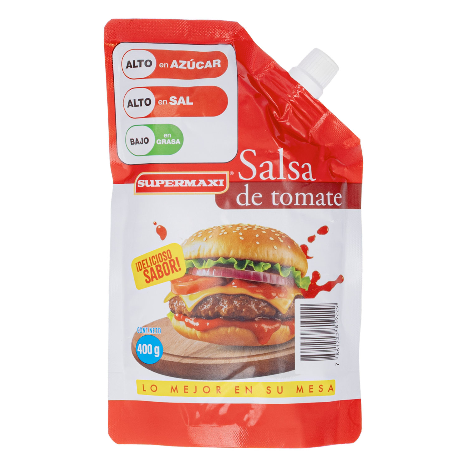 Salsa De Tomate Clásica SUPERMAXI Doypack 400 G