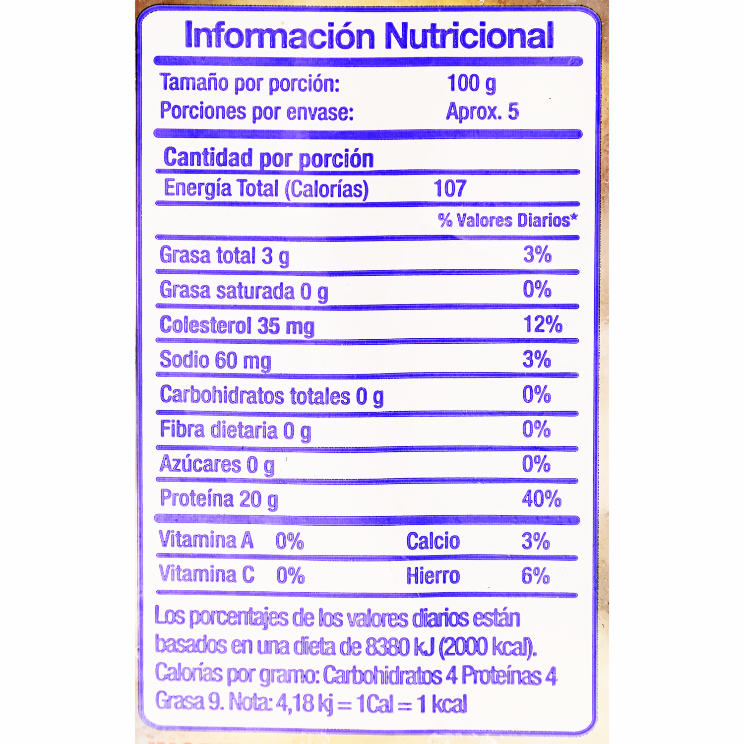 Mix De Mariscos 100% Natural LA ORIGINAL 454 G