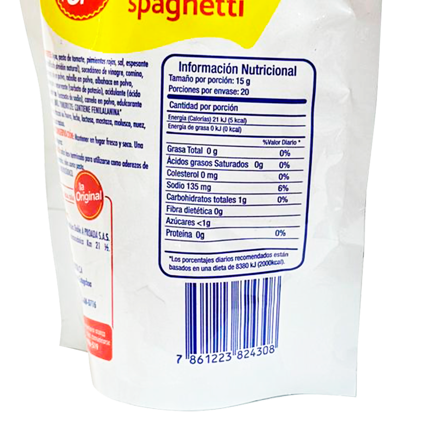 Salsa Spaguetti Clásica LA ORIGINAL 300 G