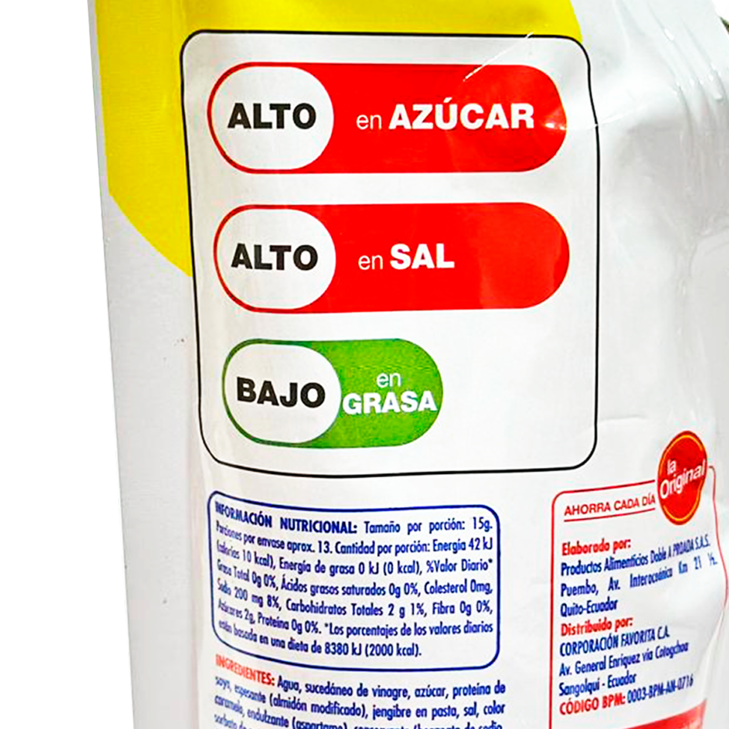 Salsa Terriyaki Receta Original LA ORIGINAL 200  G