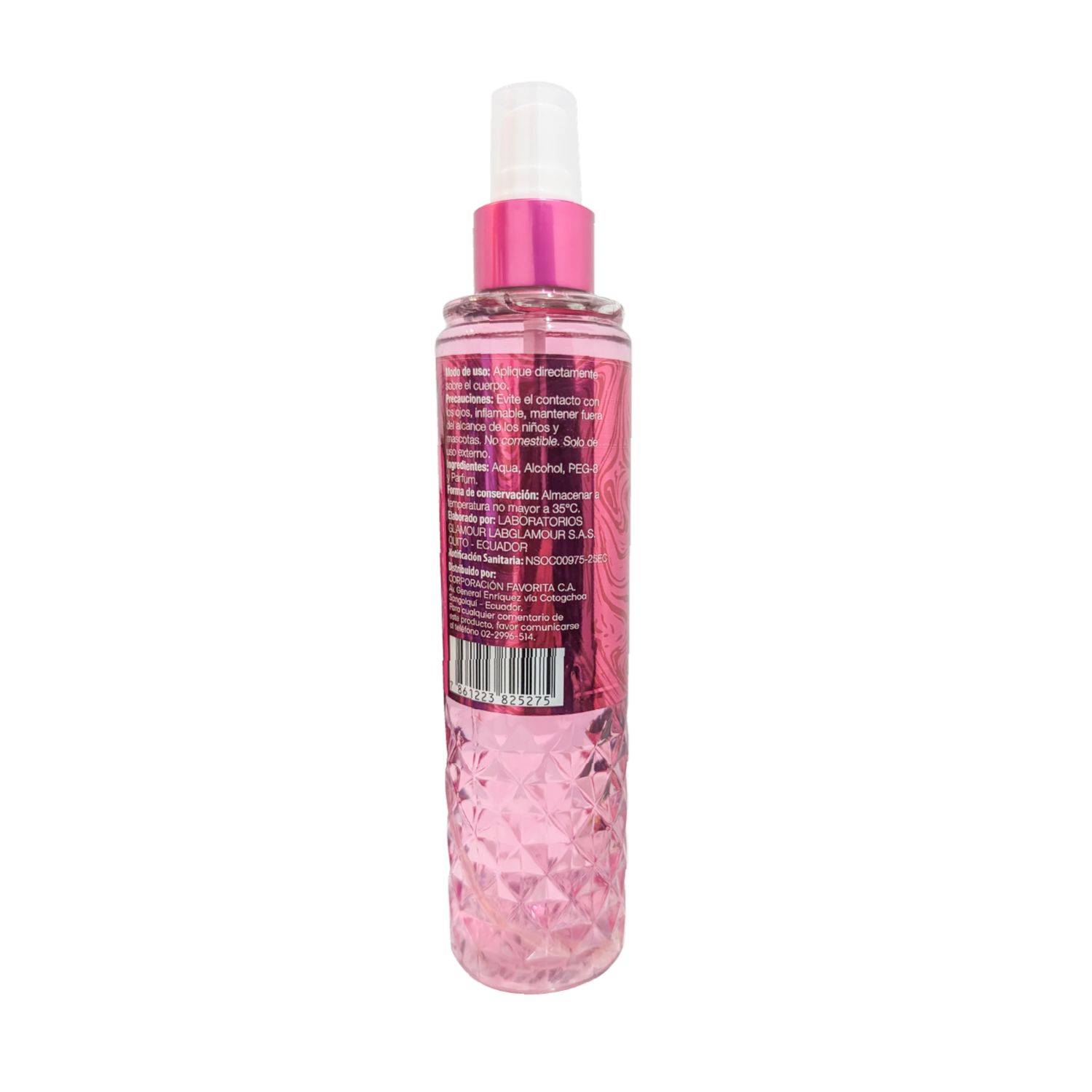 Body Splash Para Dama Fragancia Floral Amber Romance GAMA 236 Ml