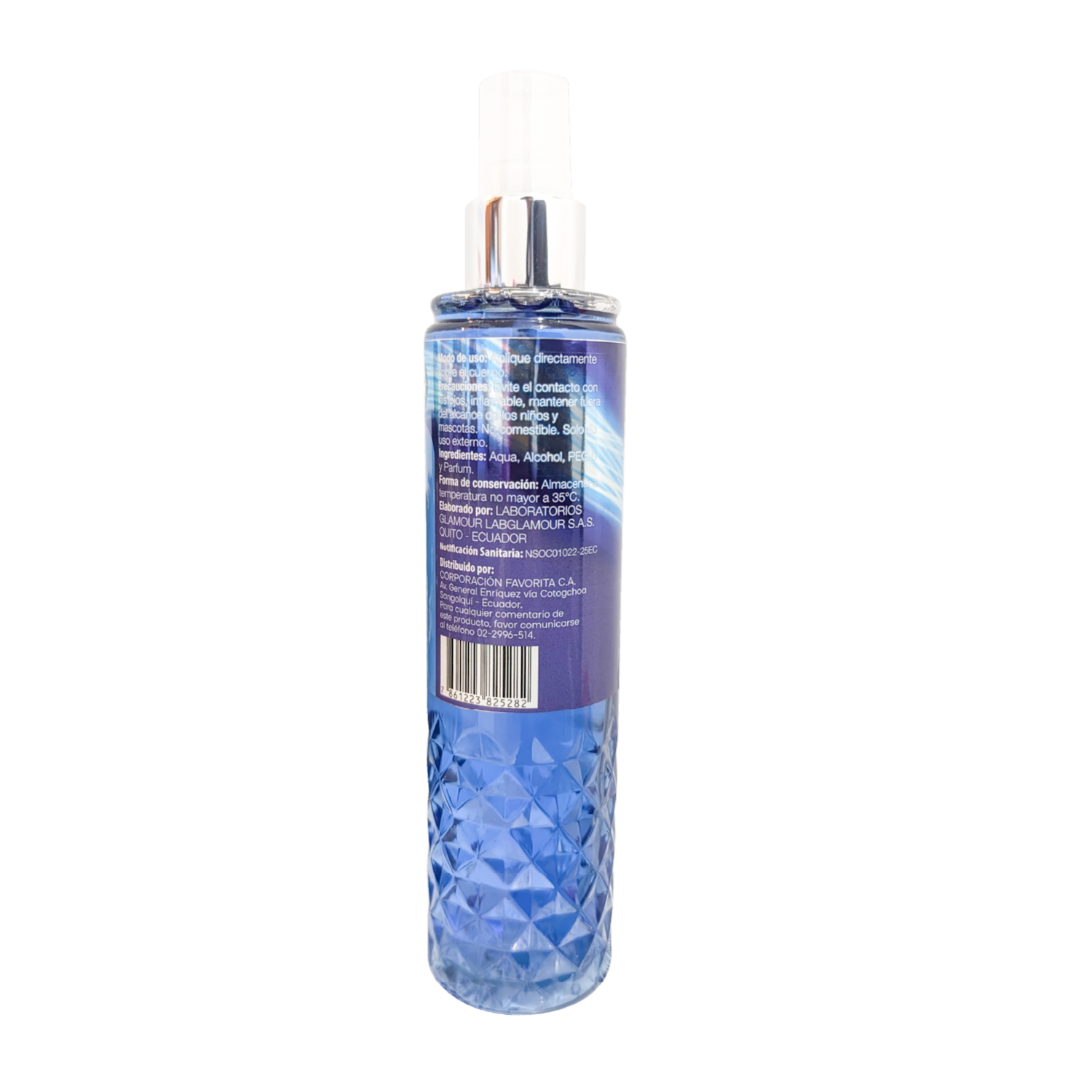 Body Splash Caballero Fragancia Fresca Gingham Fresh GAMA 236 Ml