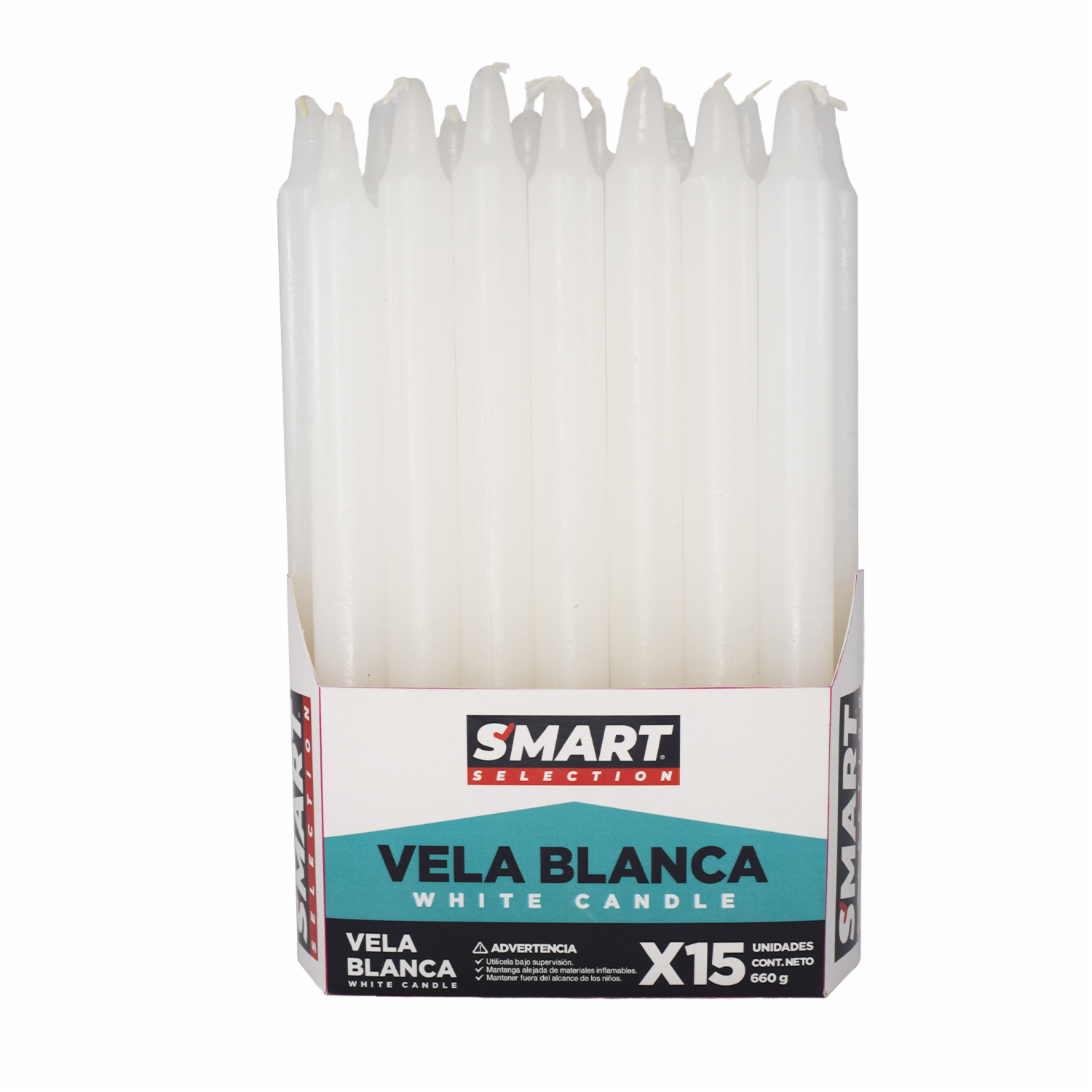 Vela Blanca SMART SELECTION X 15 Uds