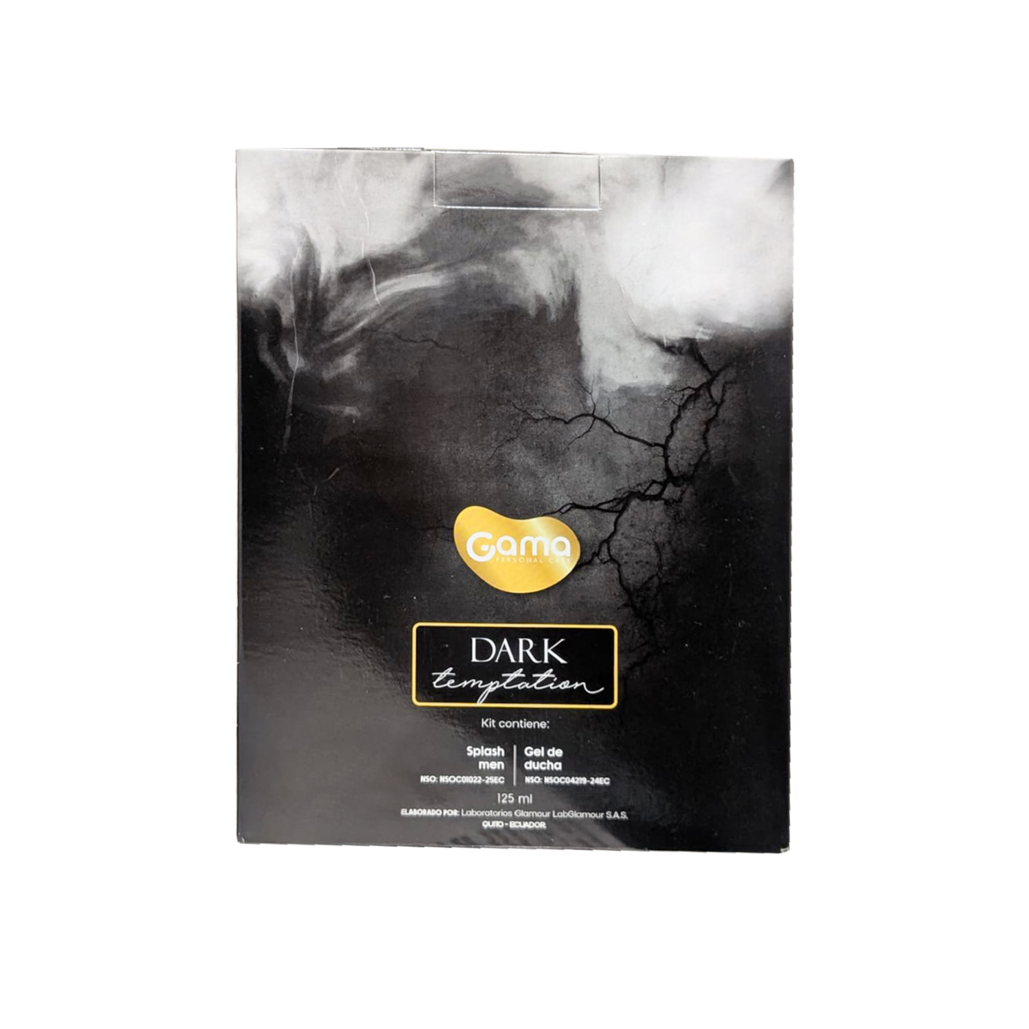 Set Para Caballero Body Splash + Gel De Ducha Caballero Dark Temptation GAMA 2 X 125 Ml