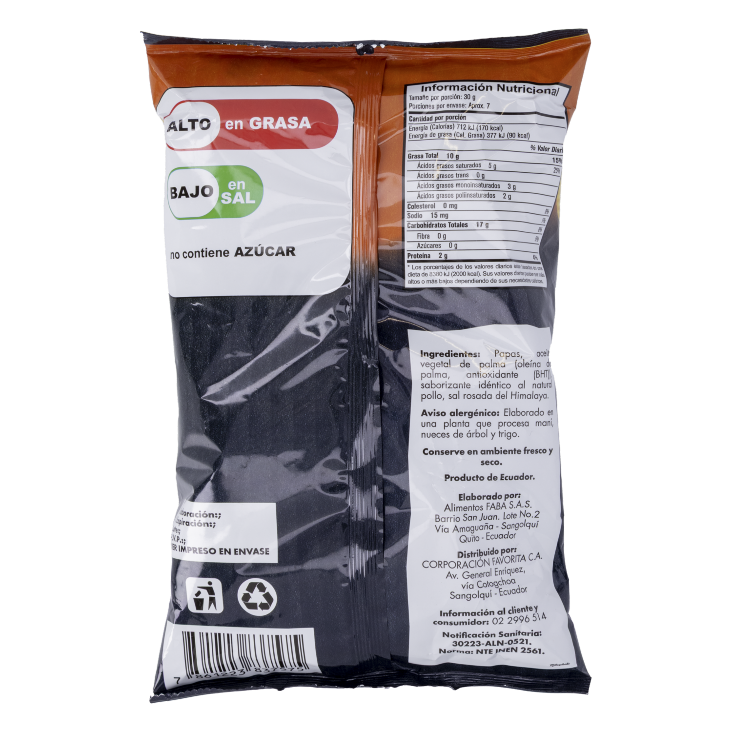 Papas Fritas Sabor A Pollo Asado ESY 200 G
