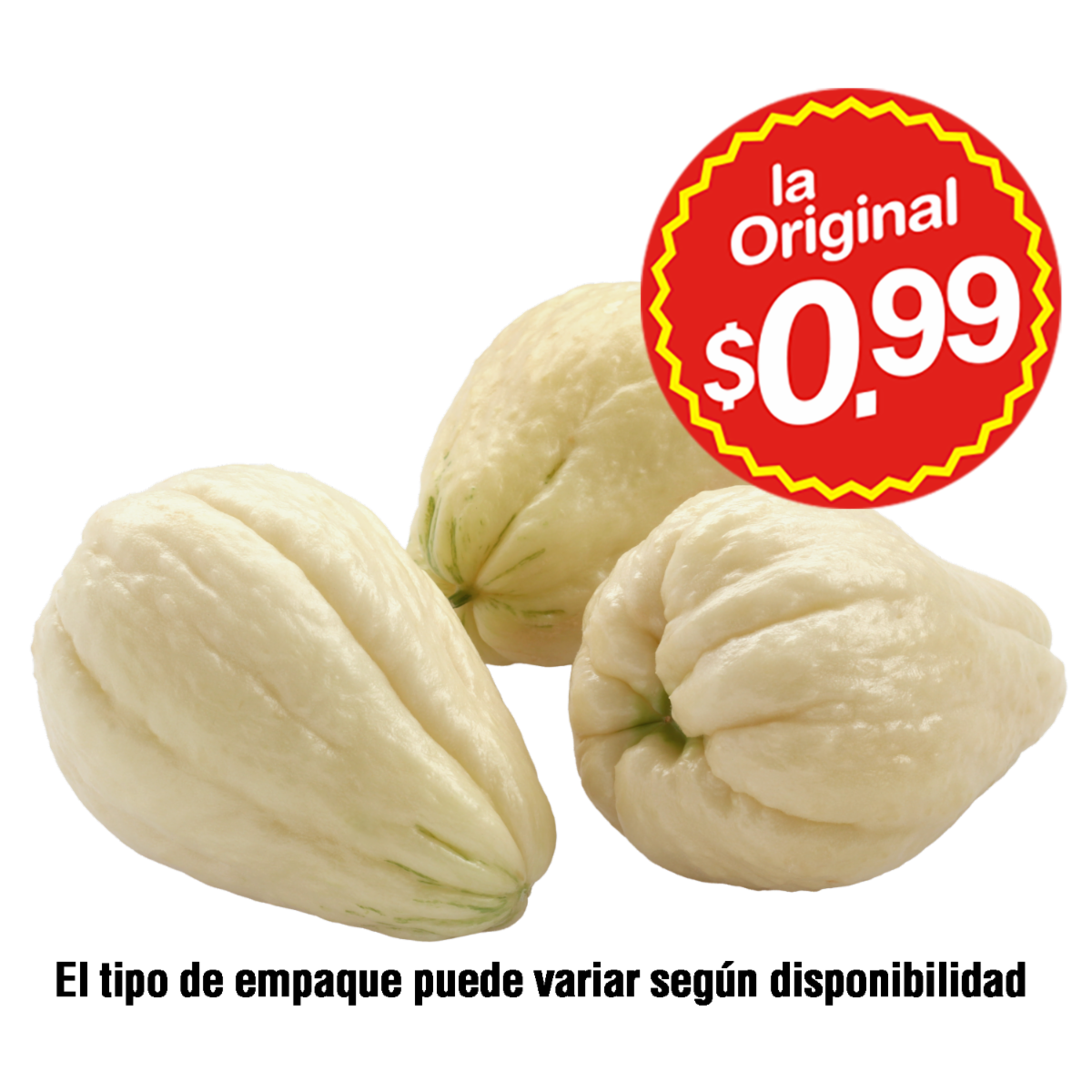 Chayote Fresco LA ORIGINAL 1000 G