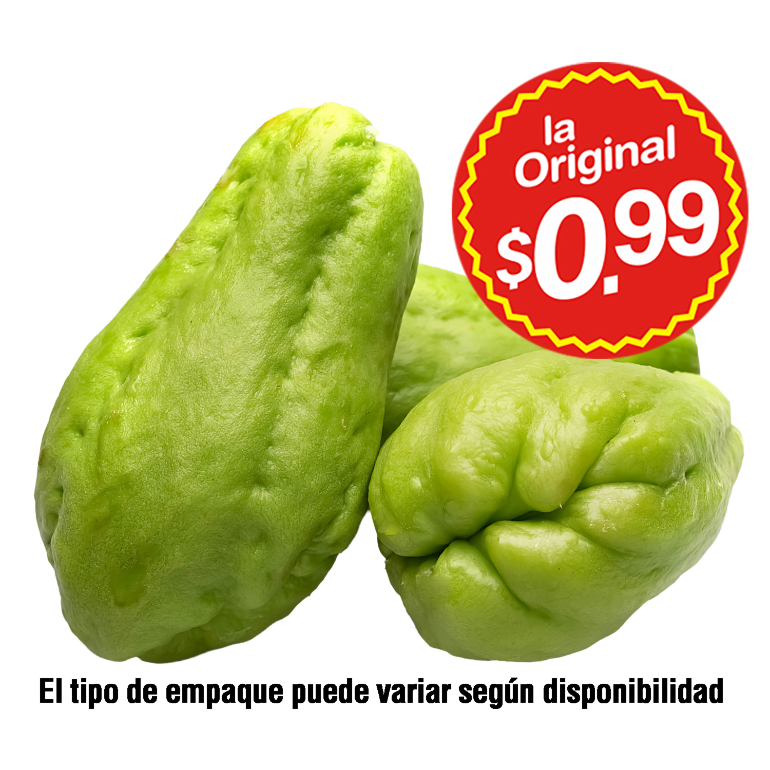 Chayote Verde LA ORIGINAL 1000 G