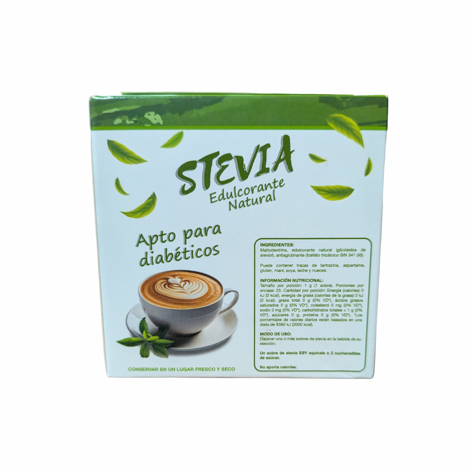 Endulzante Stevia En Polvo ESY 25 G