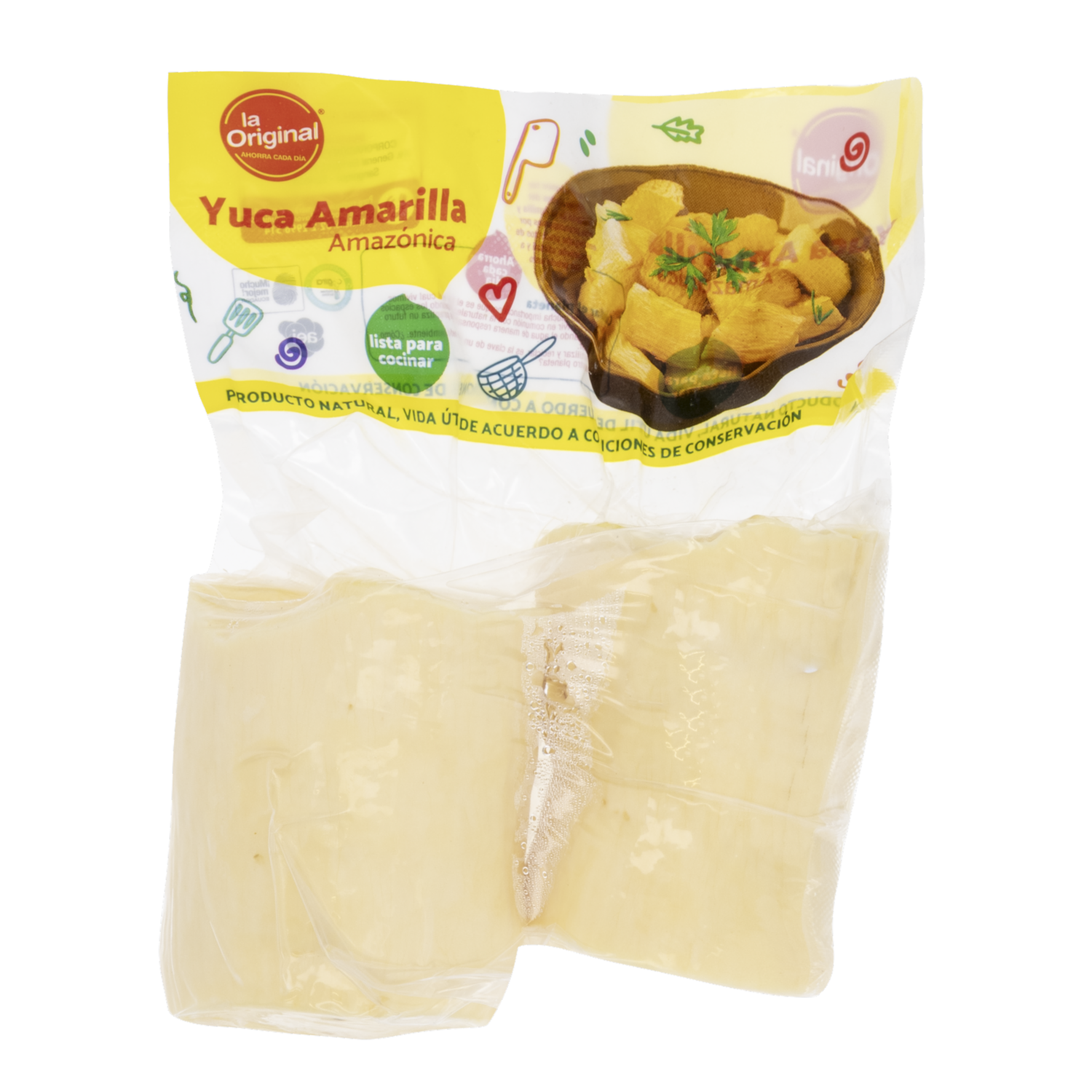 Yuca Amarilla Amazónica Empacada Al Vacío LA ORIGINAL 750 G