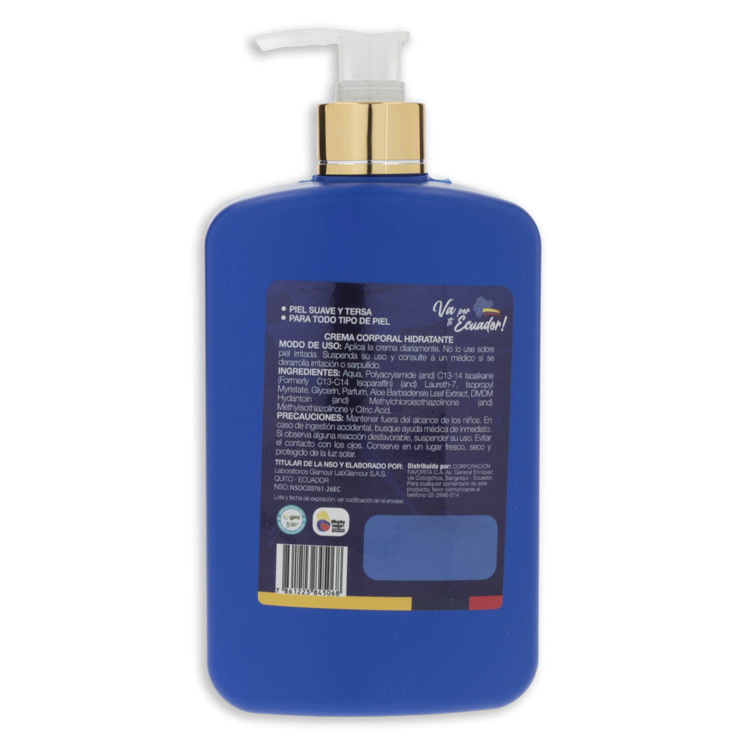 Crema Corporal Para Hombre Con Aloe Vera Tri Intense FEF 500 Ml
