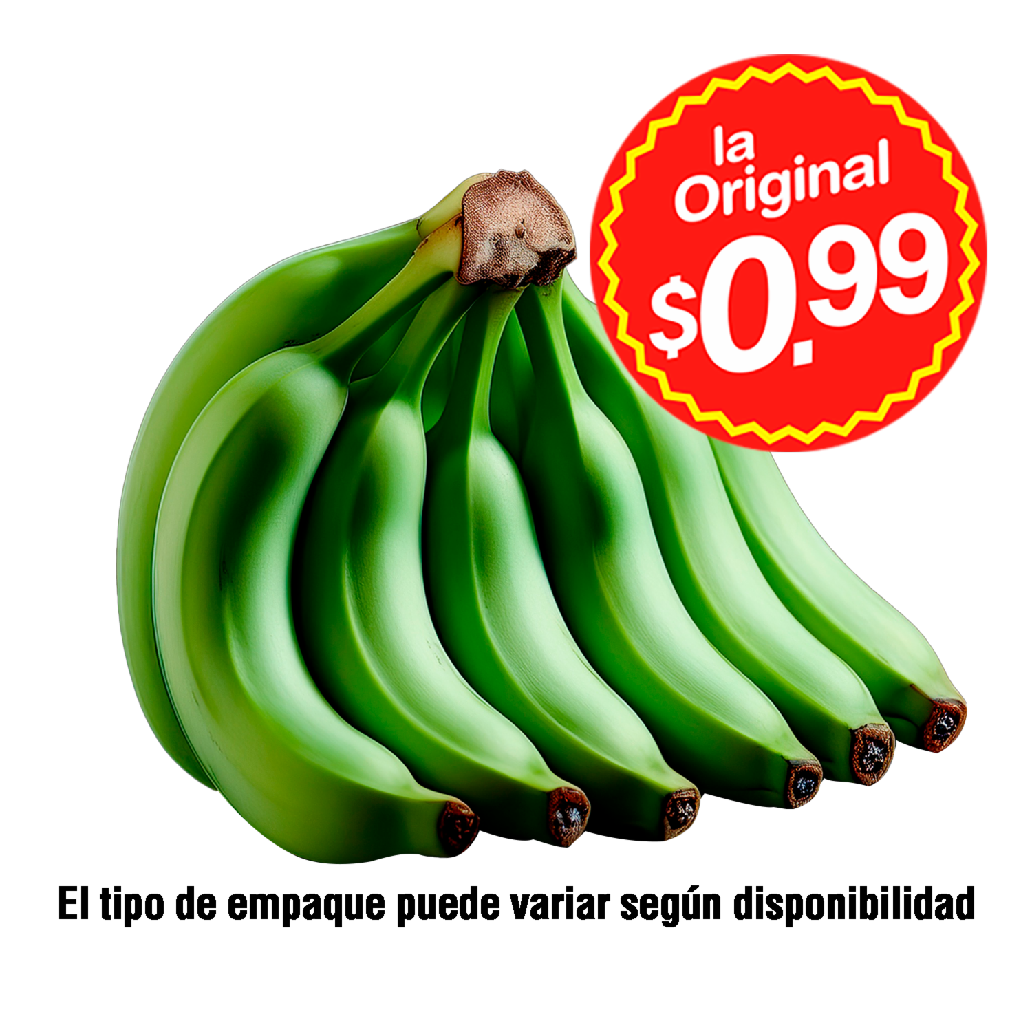 Plátano Verde LA ORIGINAL 1800-2000 G