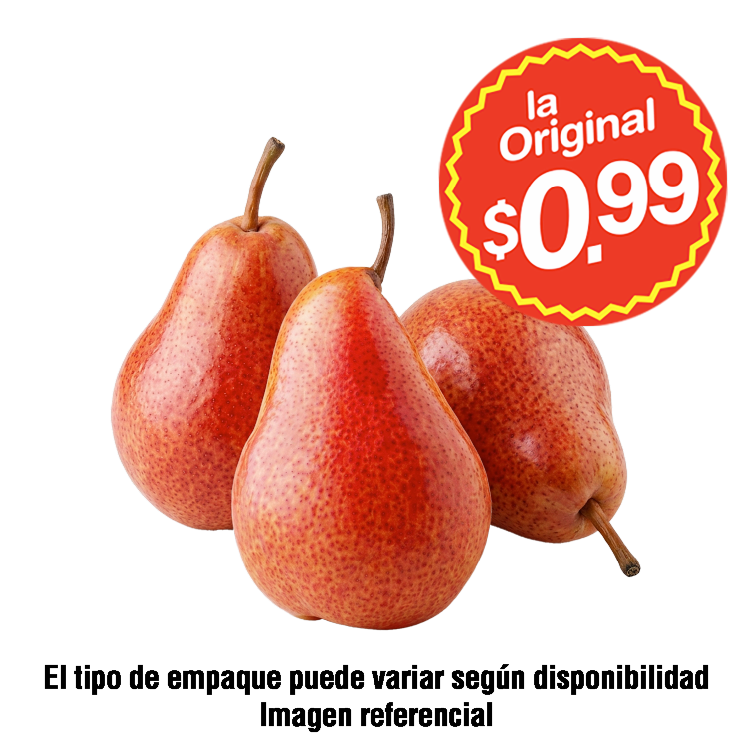 Pera Roja LA ORIGINAL 450-500 G