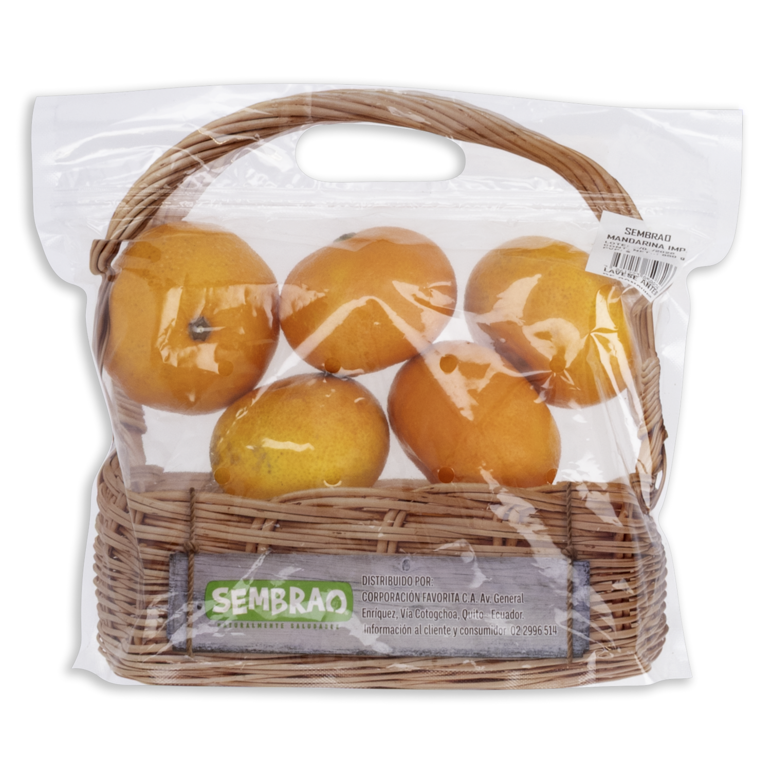 Mandarina Importada Empacada SEMBRAO 1100 G