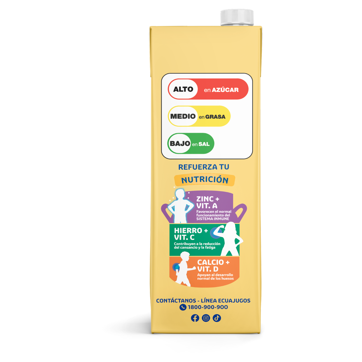 Leche Saborizada Semidescremada Sabor Vainilla LA VAQUITA 1 L